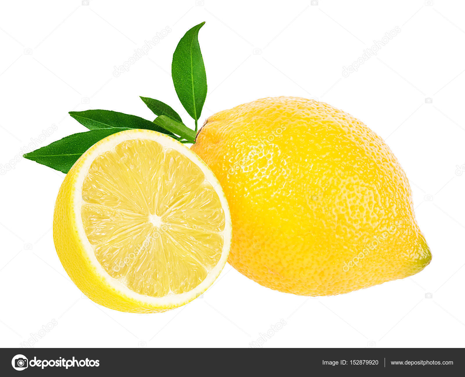 Fresh lemon isolated on white — Stock Photo © ilietus1000.gmail.com ...