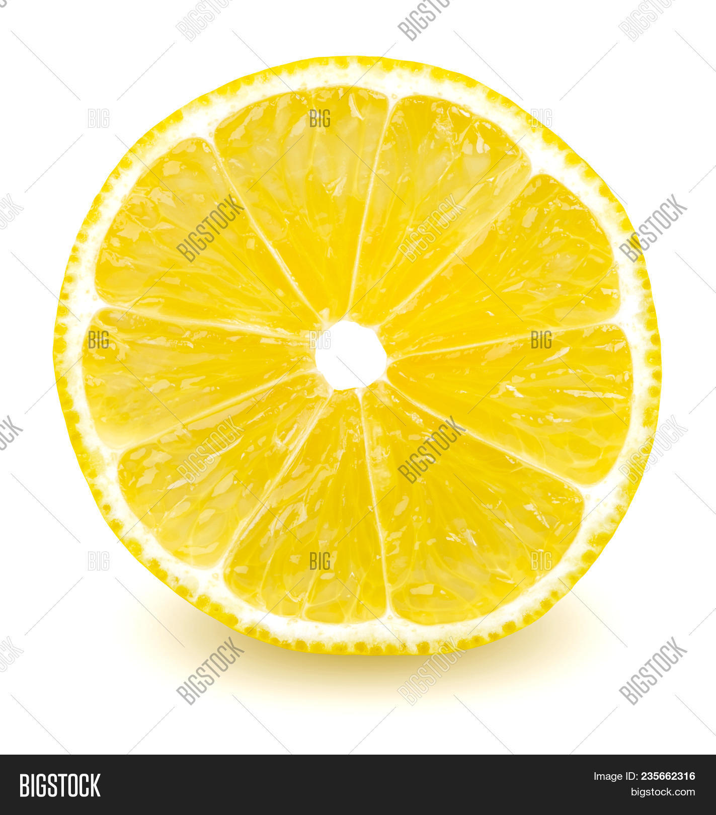 Isolated Lemon. Slice Fresh Lemon Image & Photo | Bigstock