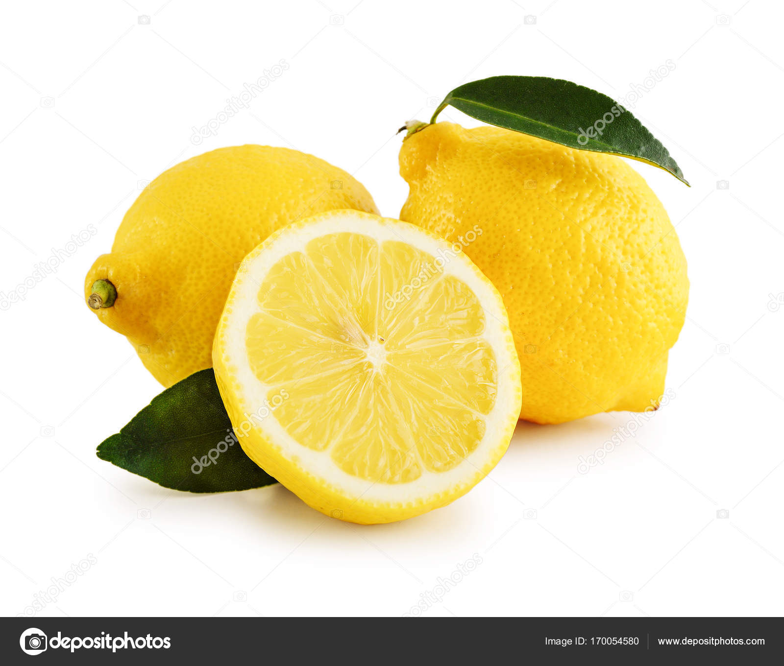Fresh lemons with cut — Stock Photo © tashka2000 #170054580