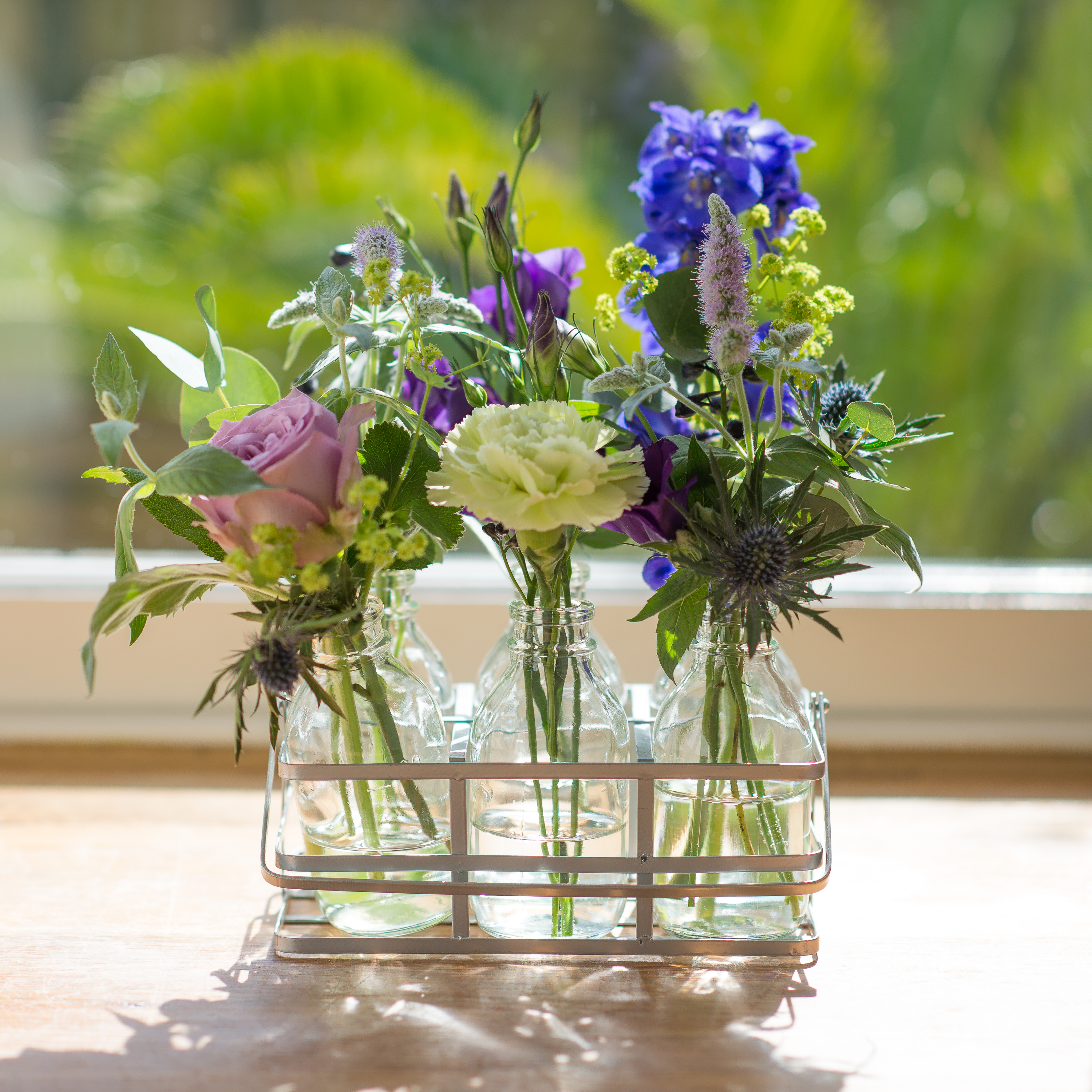 Flower Bottles ~ Lilac Garden Blooms & Herbs | Flower Studio Shop