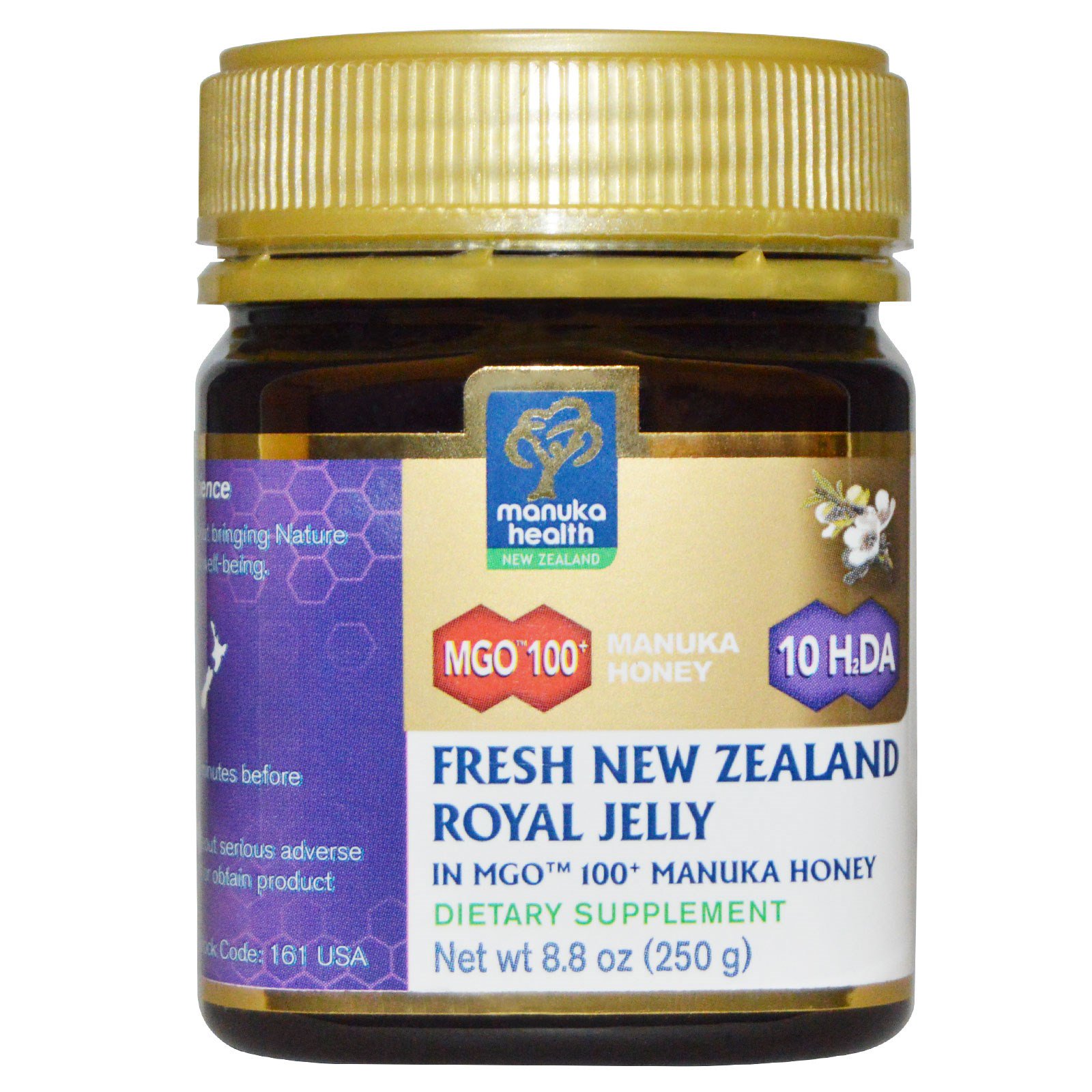 Manuka Health, Fresh New Zealand Royal Jelly in MGO 100+ Manuka ...