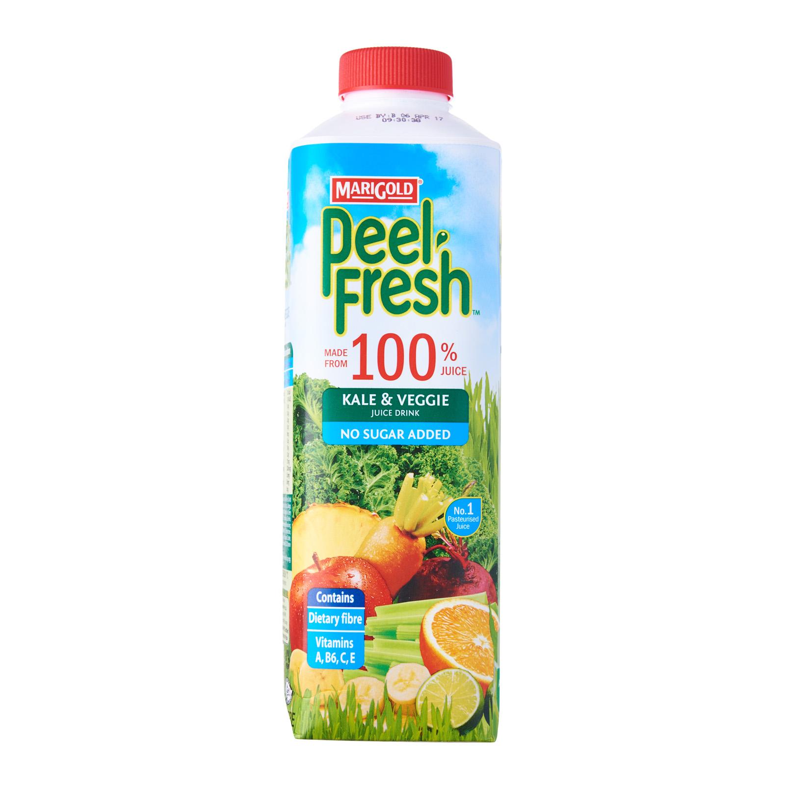 MARIGOLD Peel Fresh No Sugar Added Juice Drink - Kale and Veggie 0 ...