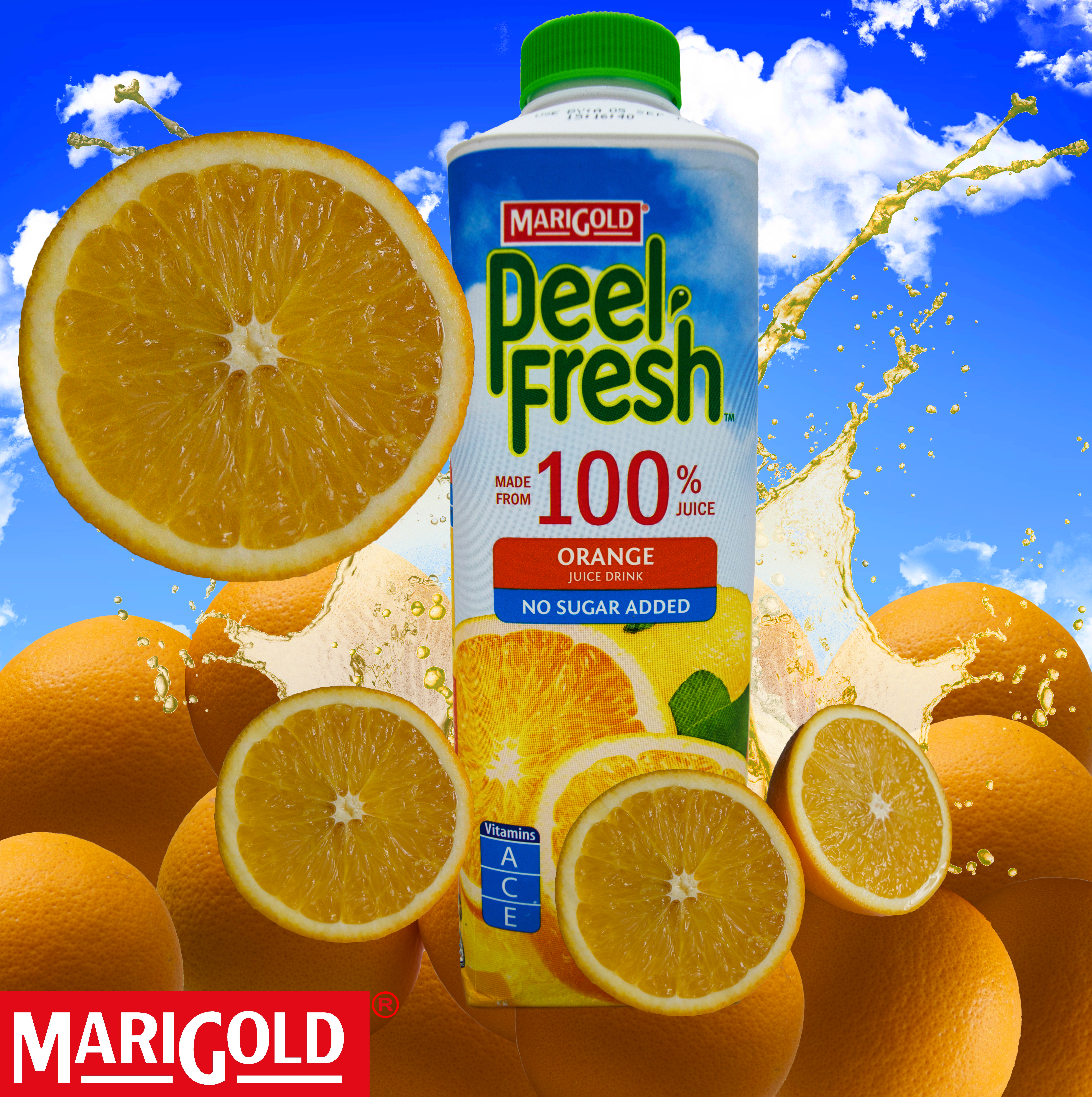 Marigold Peel Fresh Commercial Poster