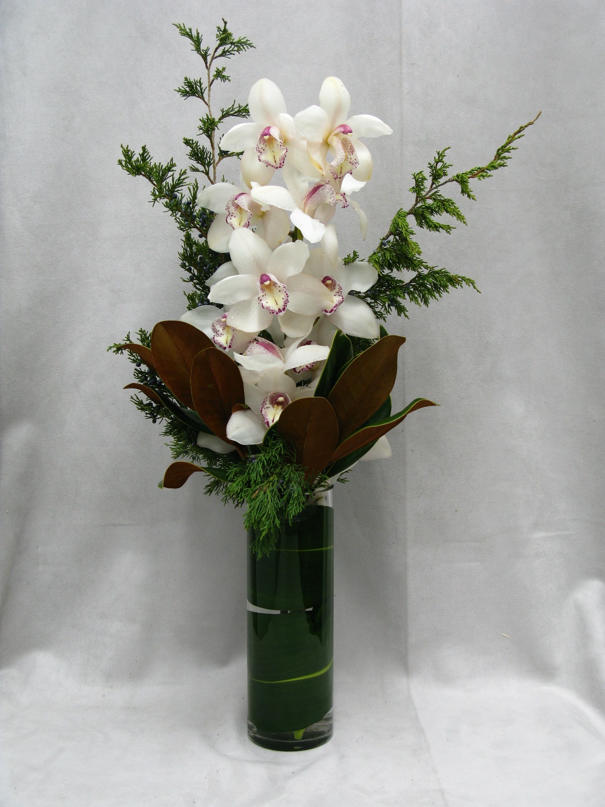 Beautifully exotic orchids make for a unique arrangement of NYC ...