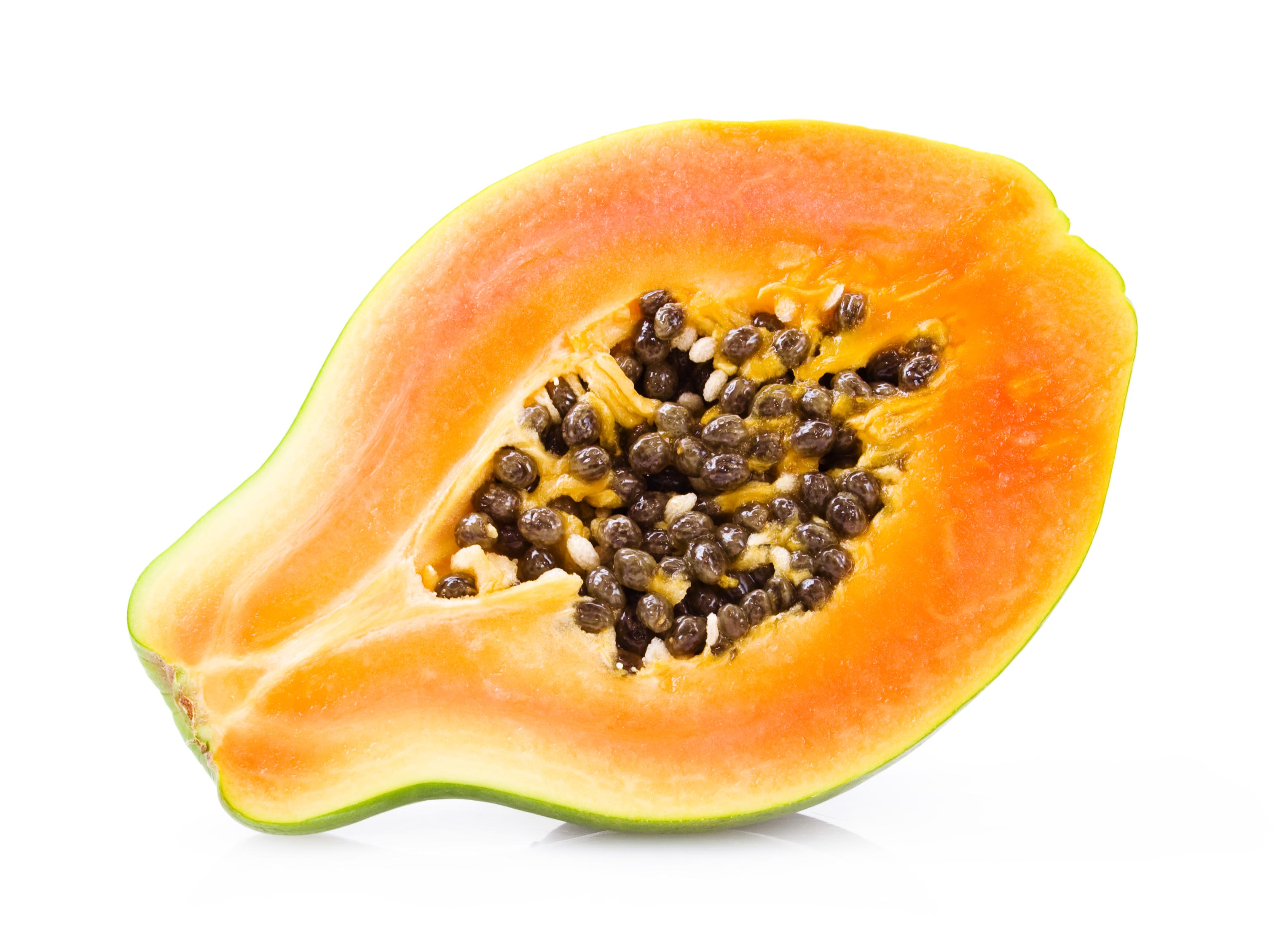 Free photo Fresh papaya Appetizer, Ripe, Isolated Free Download