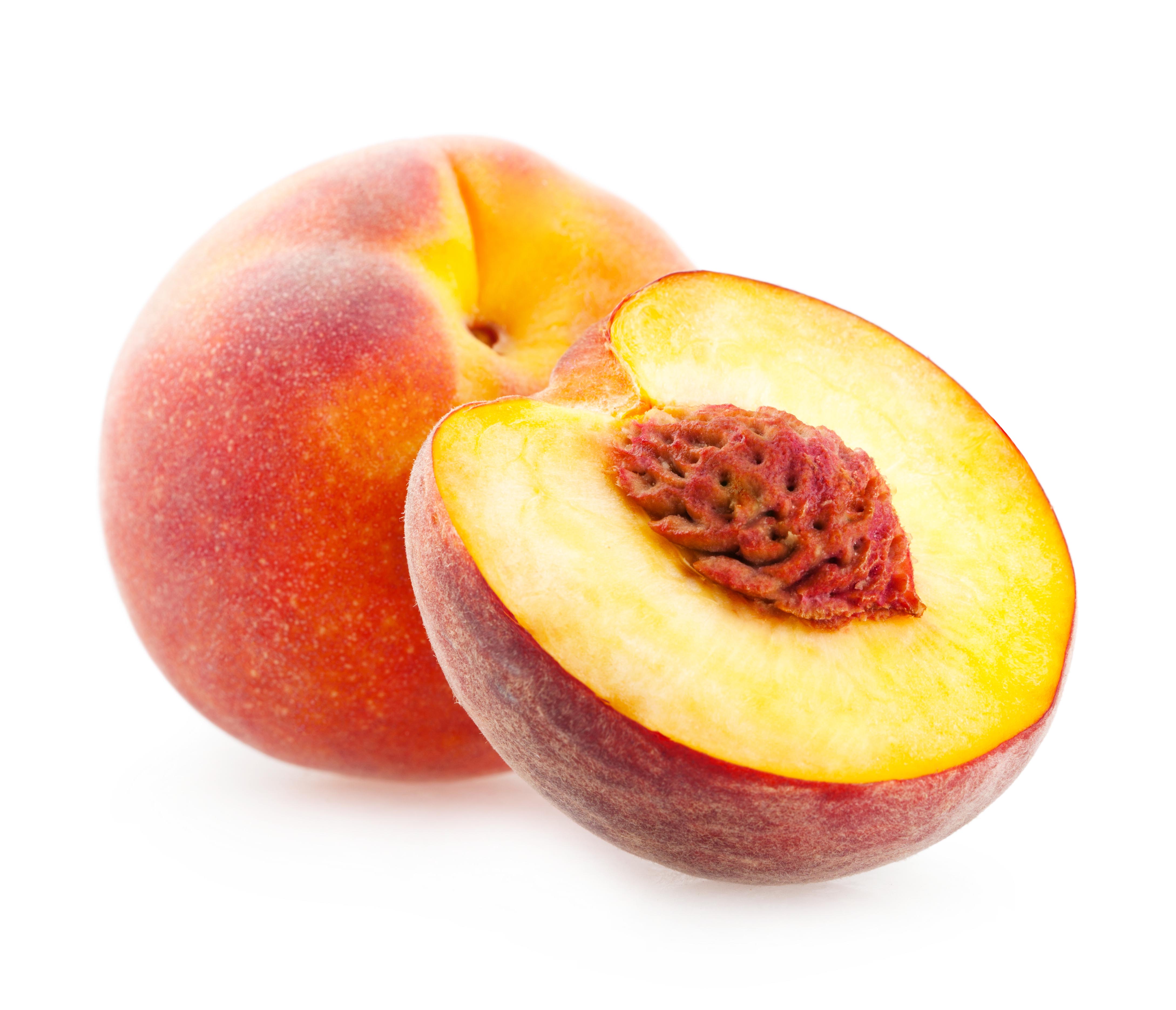 Fresh peaches photo