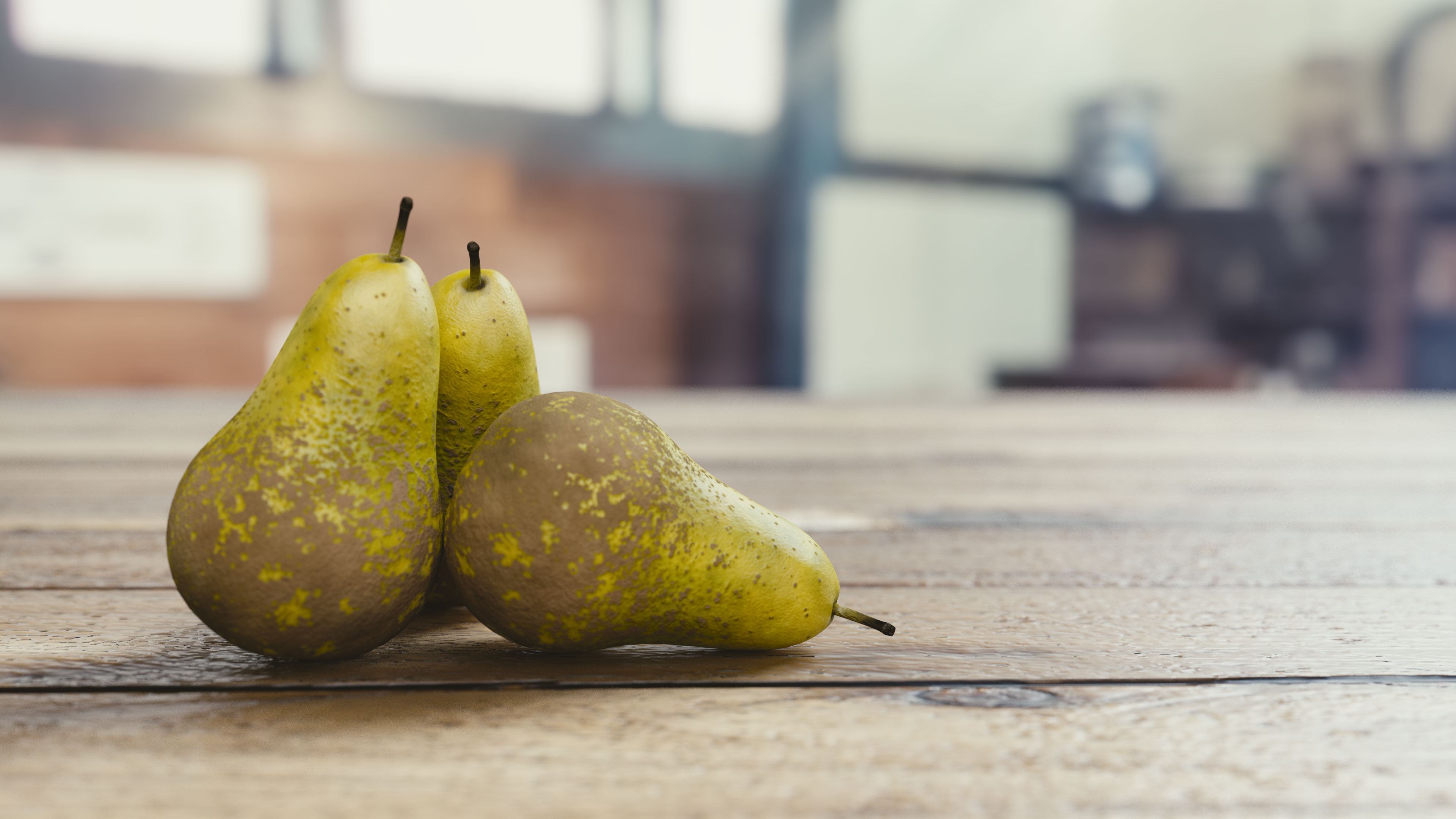 Fresh pears photo