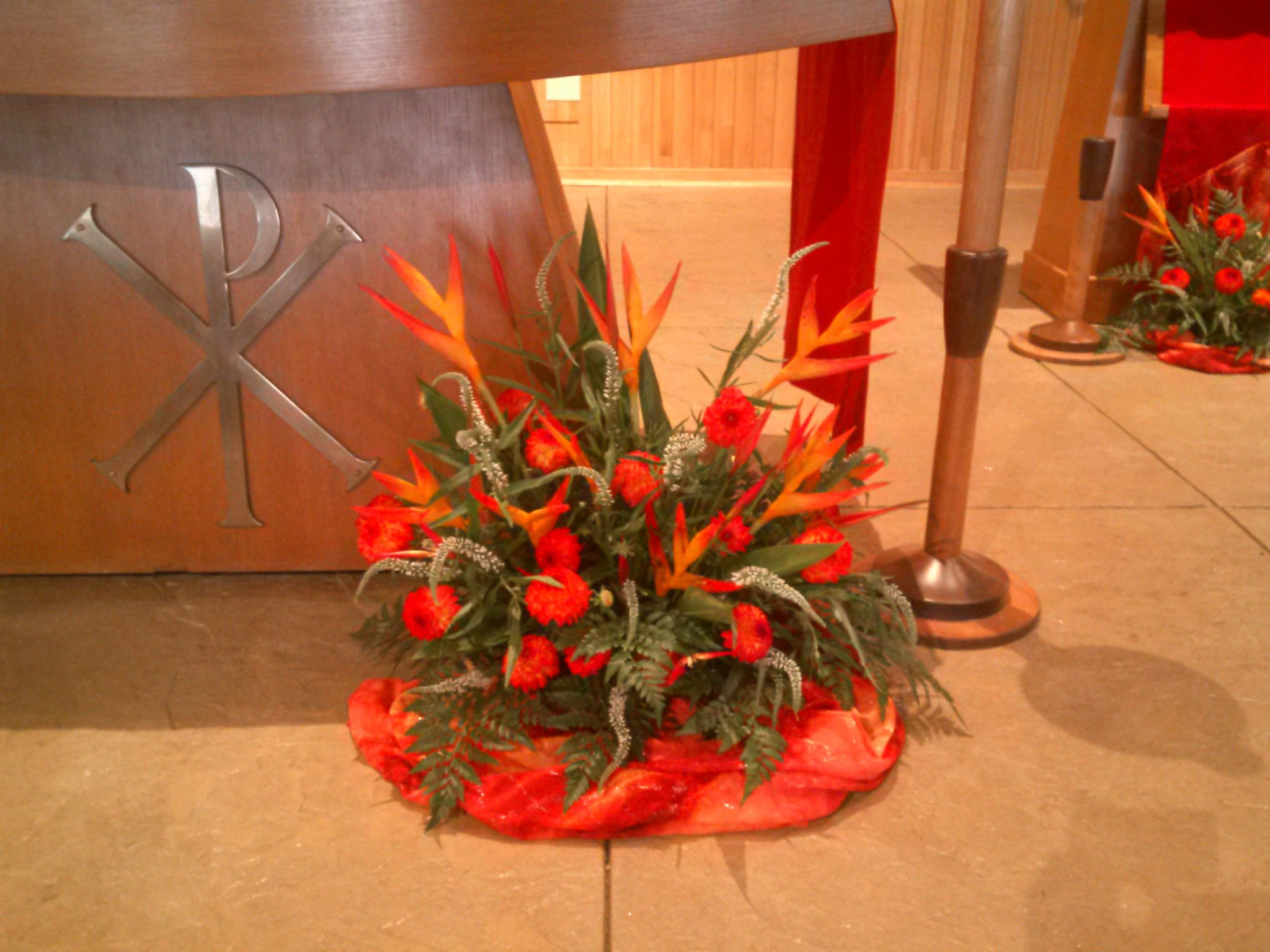 Ucc Be the Church Banner Fresh Pentecost Simple Floral Arrangement ...