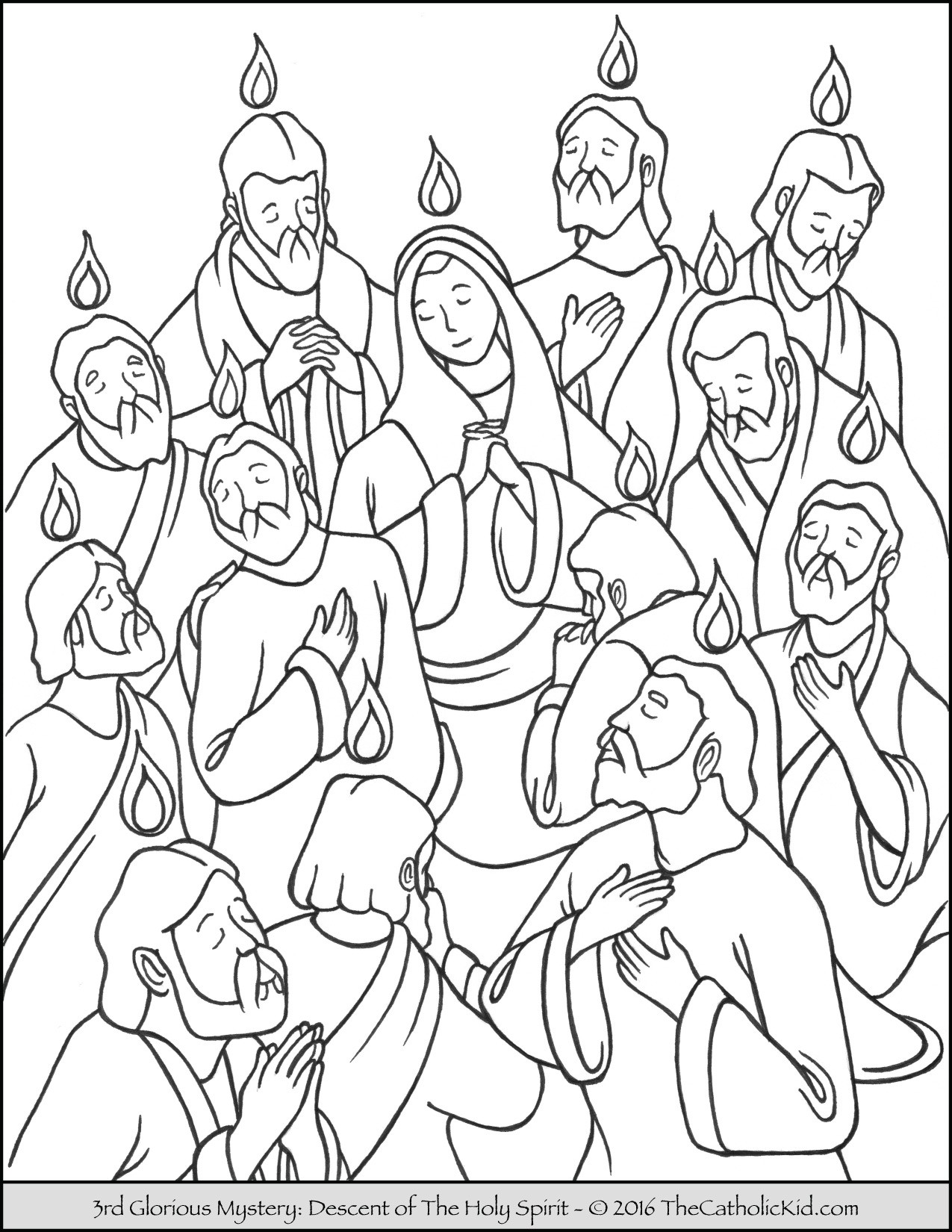Holy Spirit Coloring Pages for Children Fresh Pentecost Sunday ...