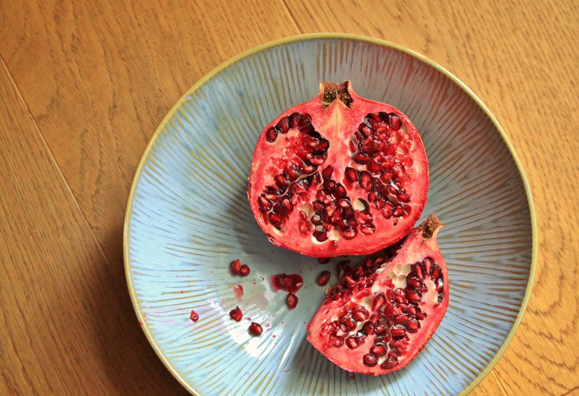 Fresh pomegranate photo