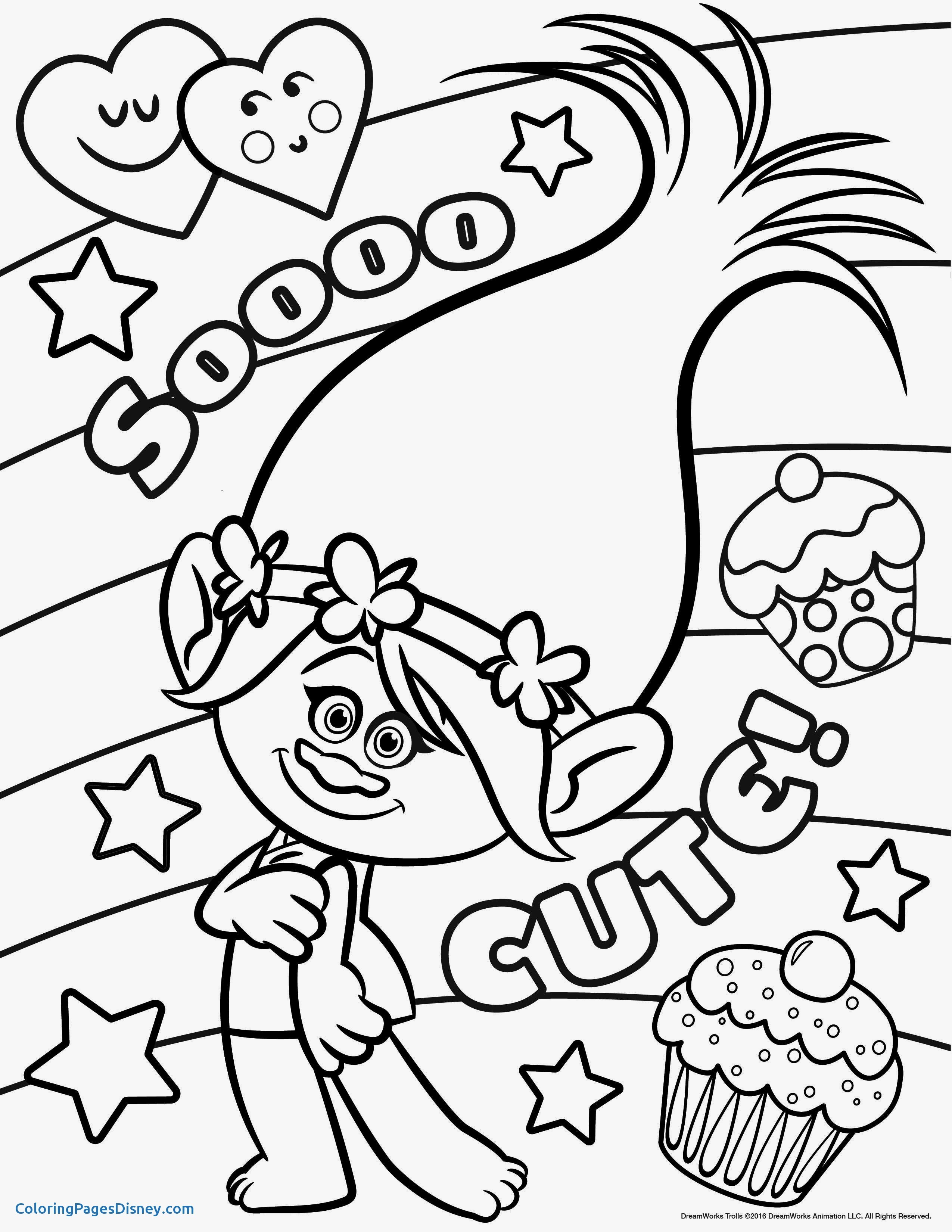 Coloring Pages Trolls Fresh Branch & Poppy From Trolls Coloring Page ...