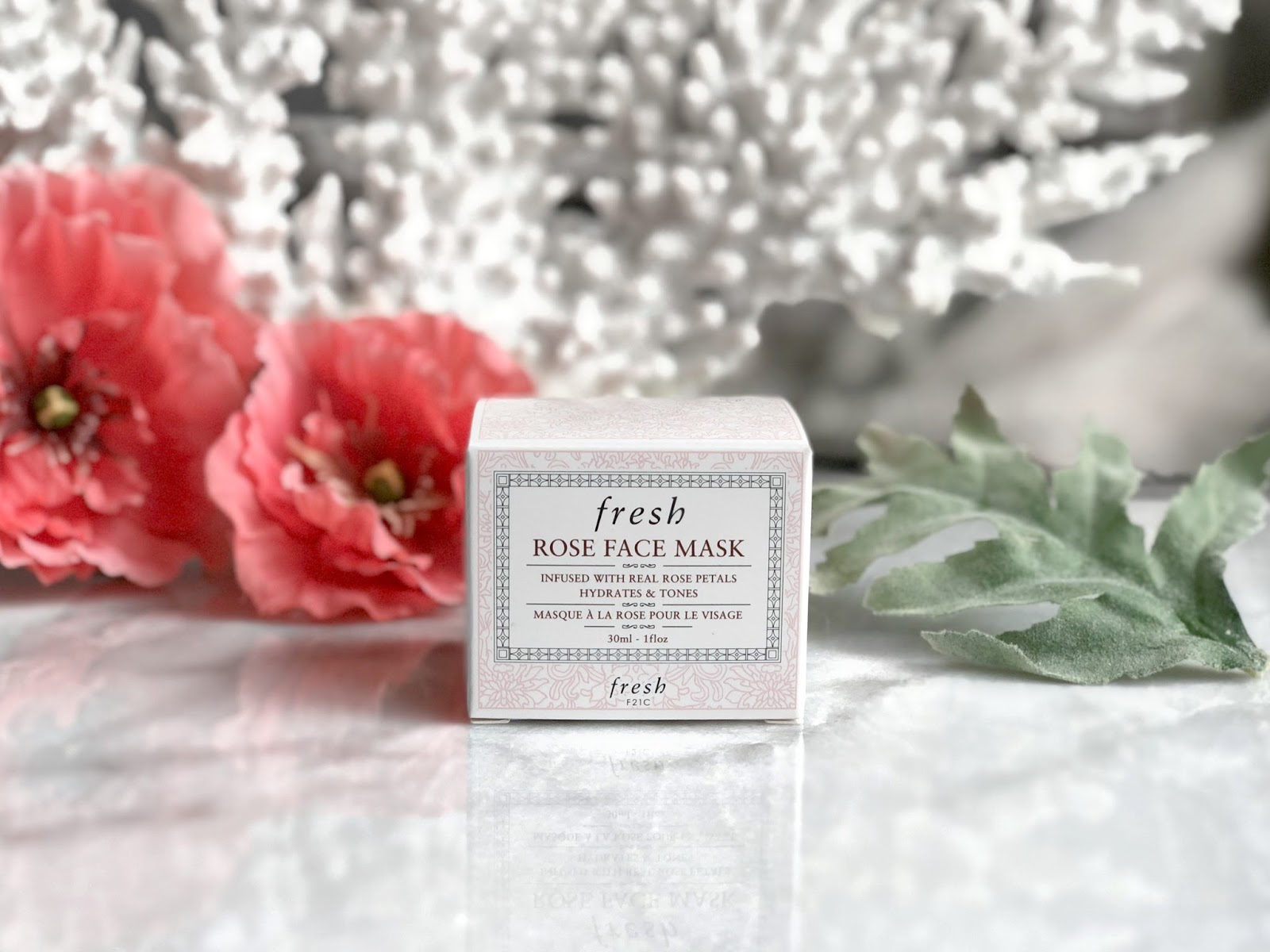 fresh rose face mask review - coveted beauty