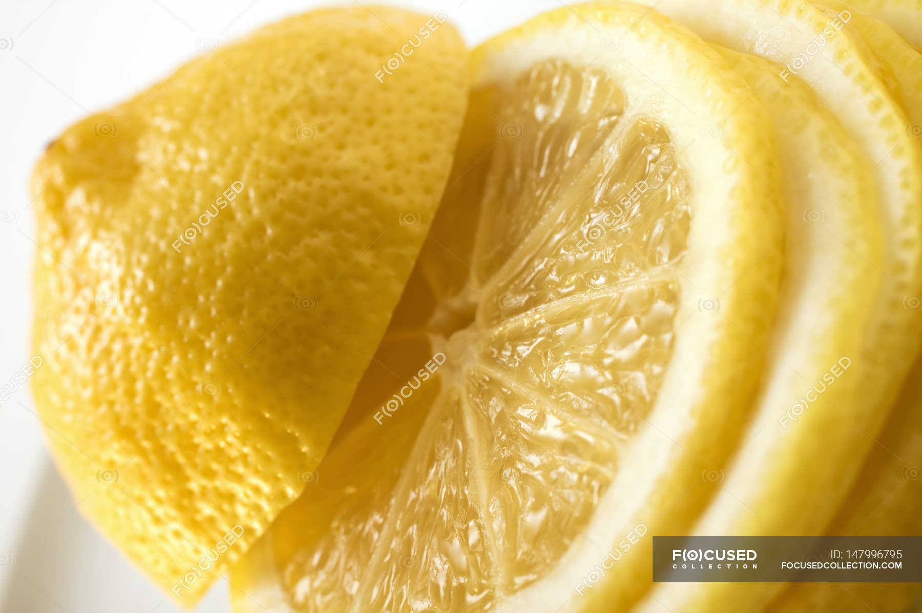 Fresh sliced Lemon — Stock Photo | #147996795