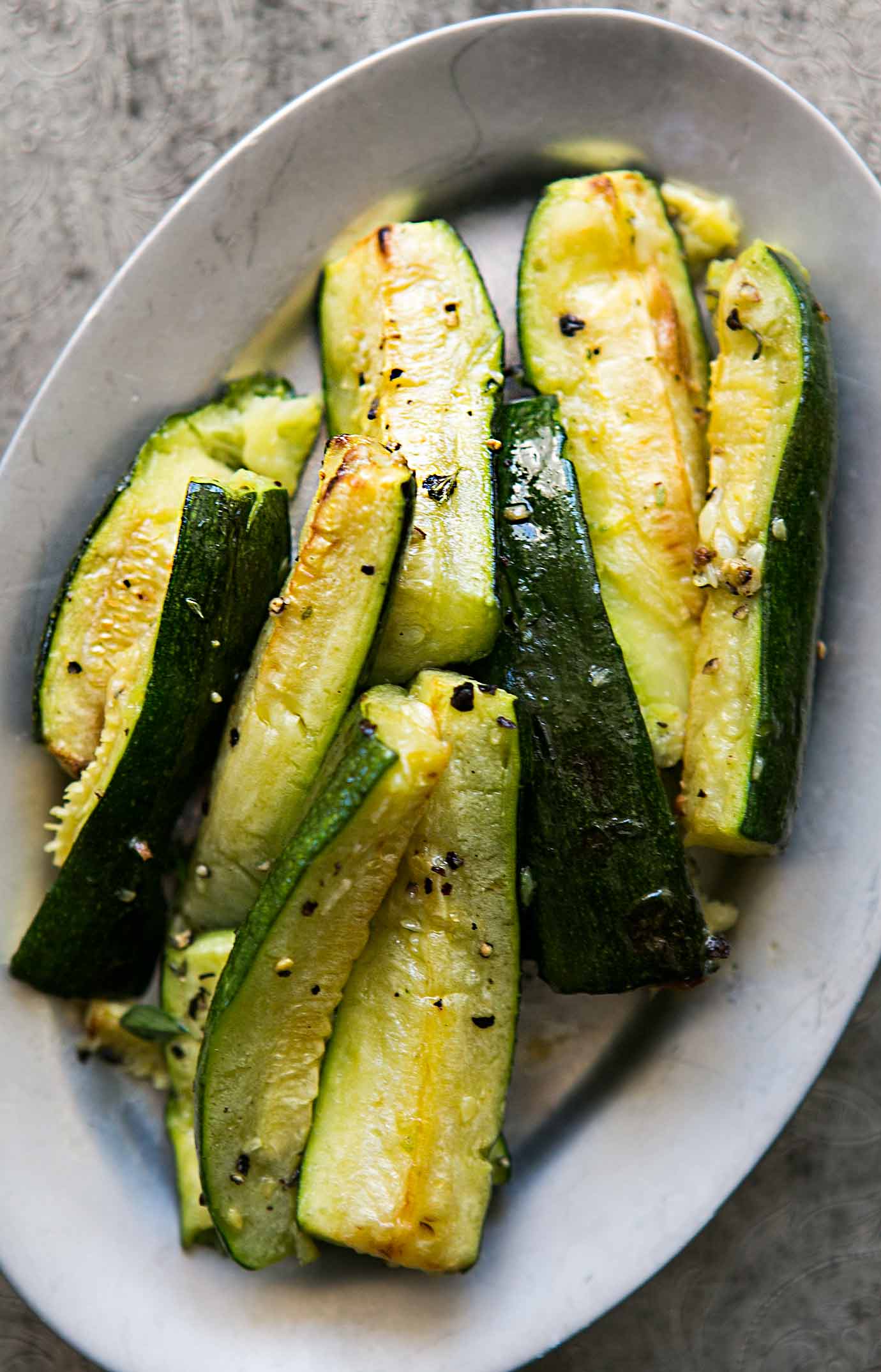 Roasted Zucchini {Oven Baked} | SimplyRecipes.com