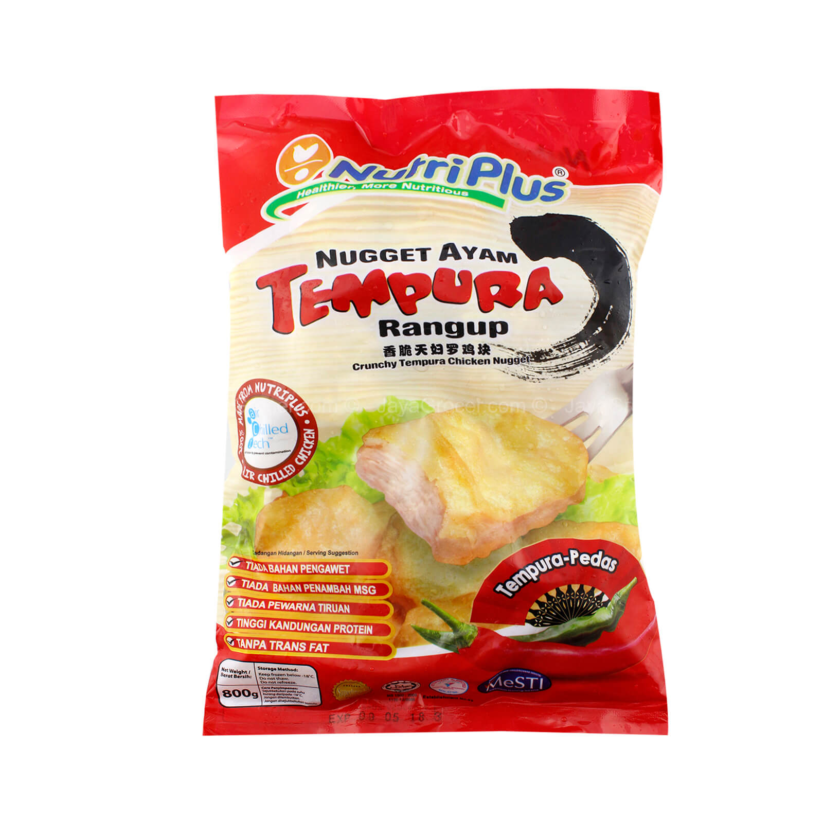 Jaya Grocer | Nutriplus Crunchy Spicy Tempura Chicken Nugget - Fresh ...