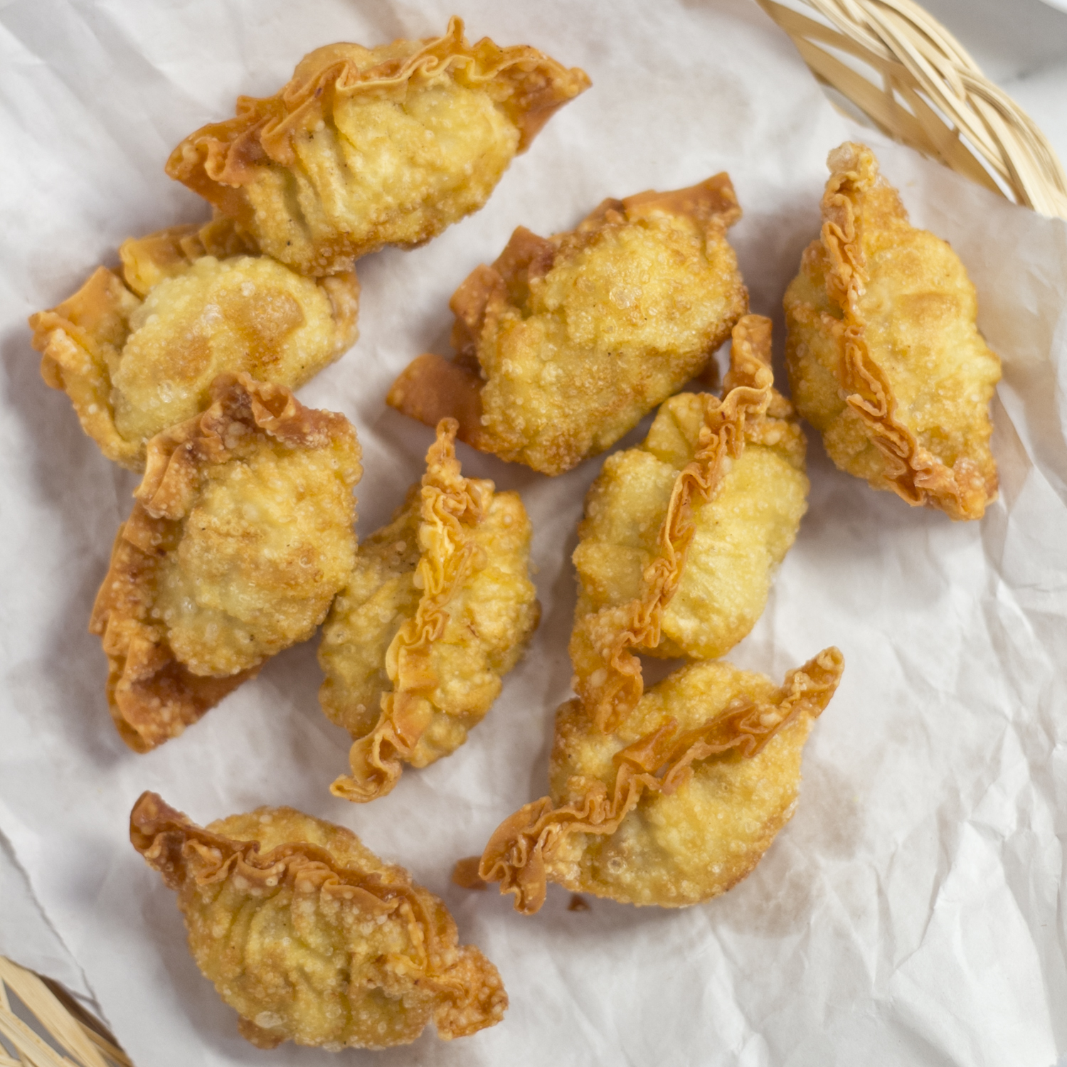 Fried Shrimp Dumplings (炸蝦角) | Saucy Spatula