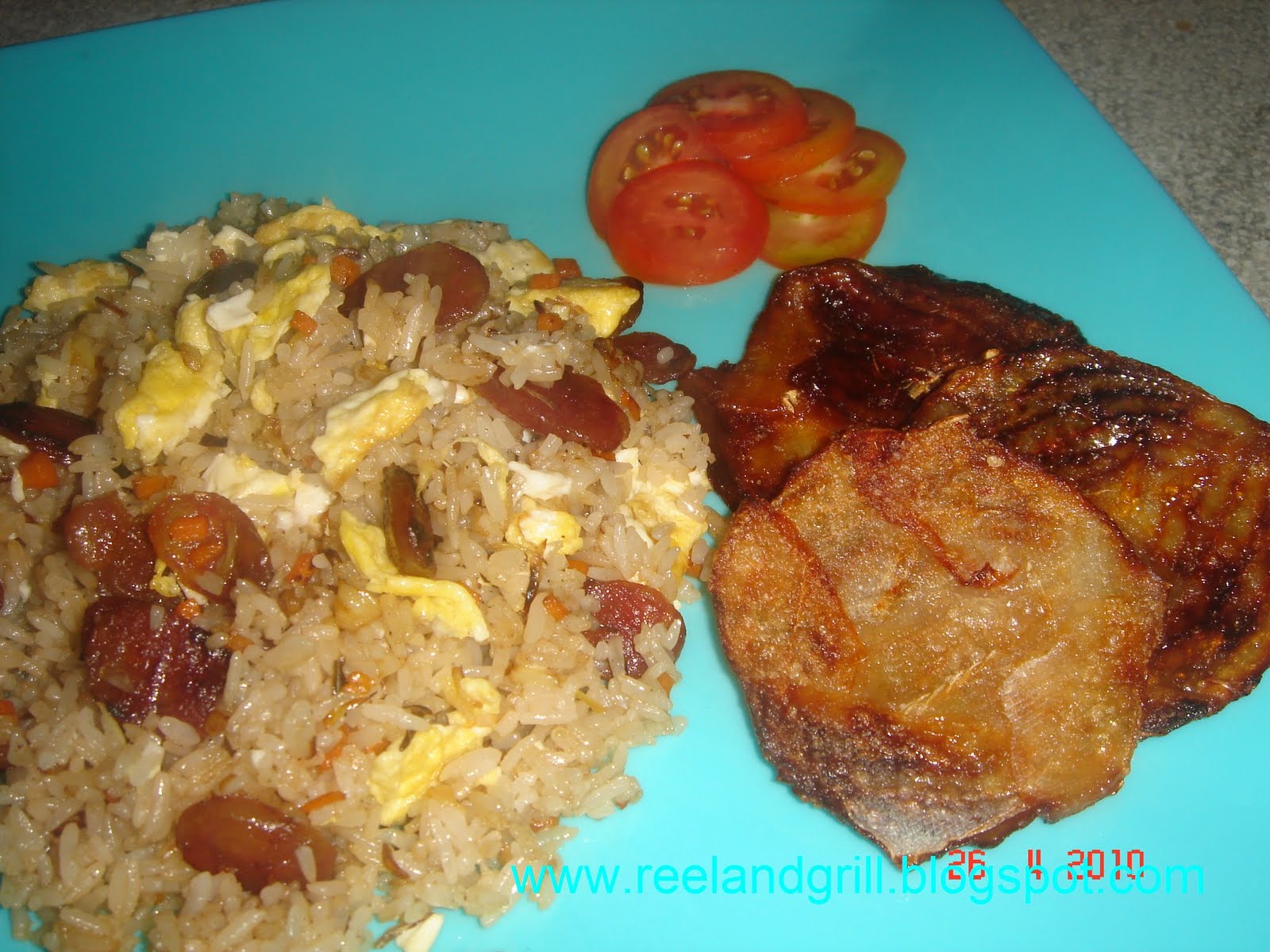 Reel and Grill: Chinese Fried Rice or Yang Chow Fried Rice