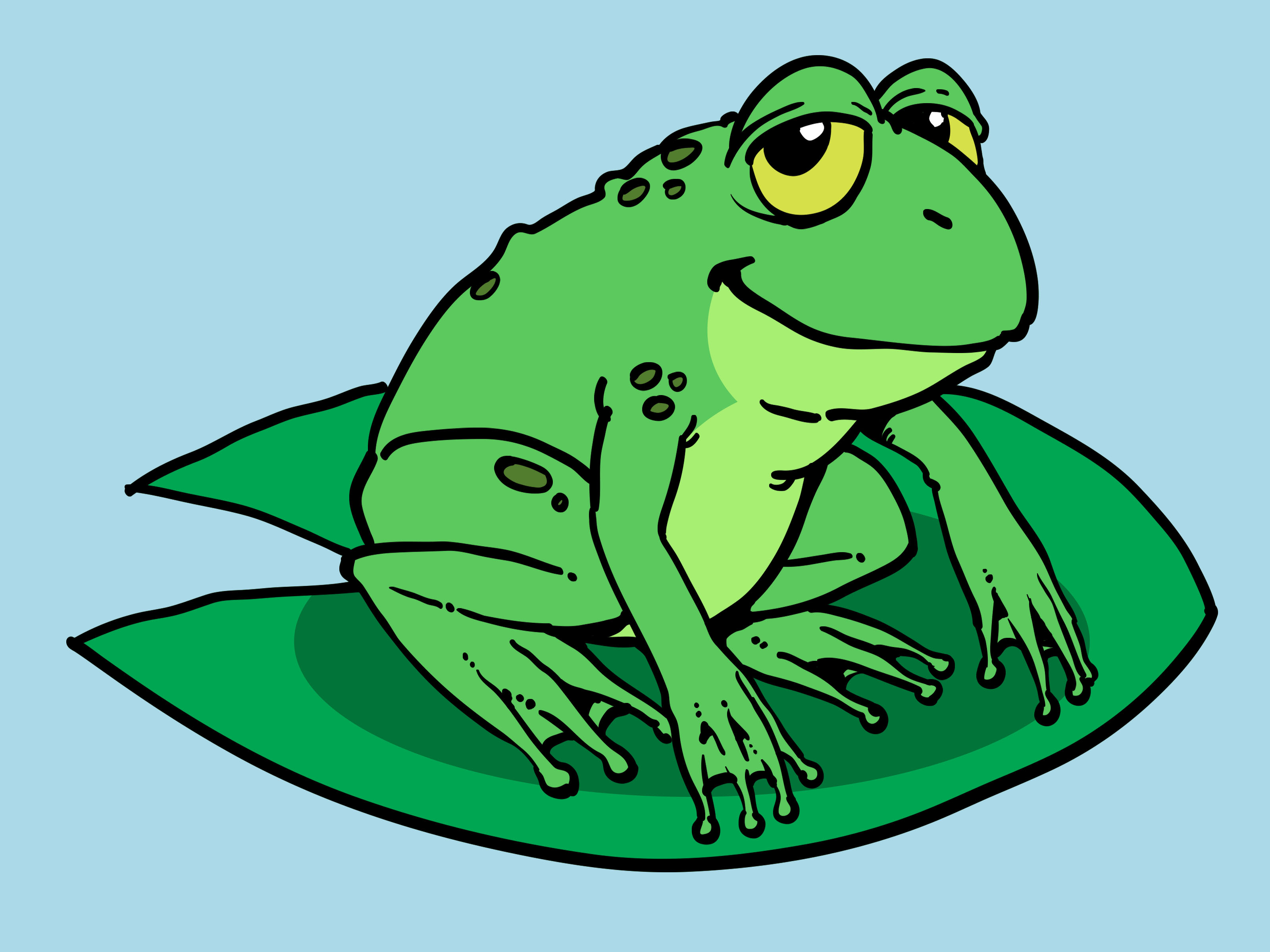 How to Draw a Cartoon Frog: 10 Steps (with Pictures) - wikiHow