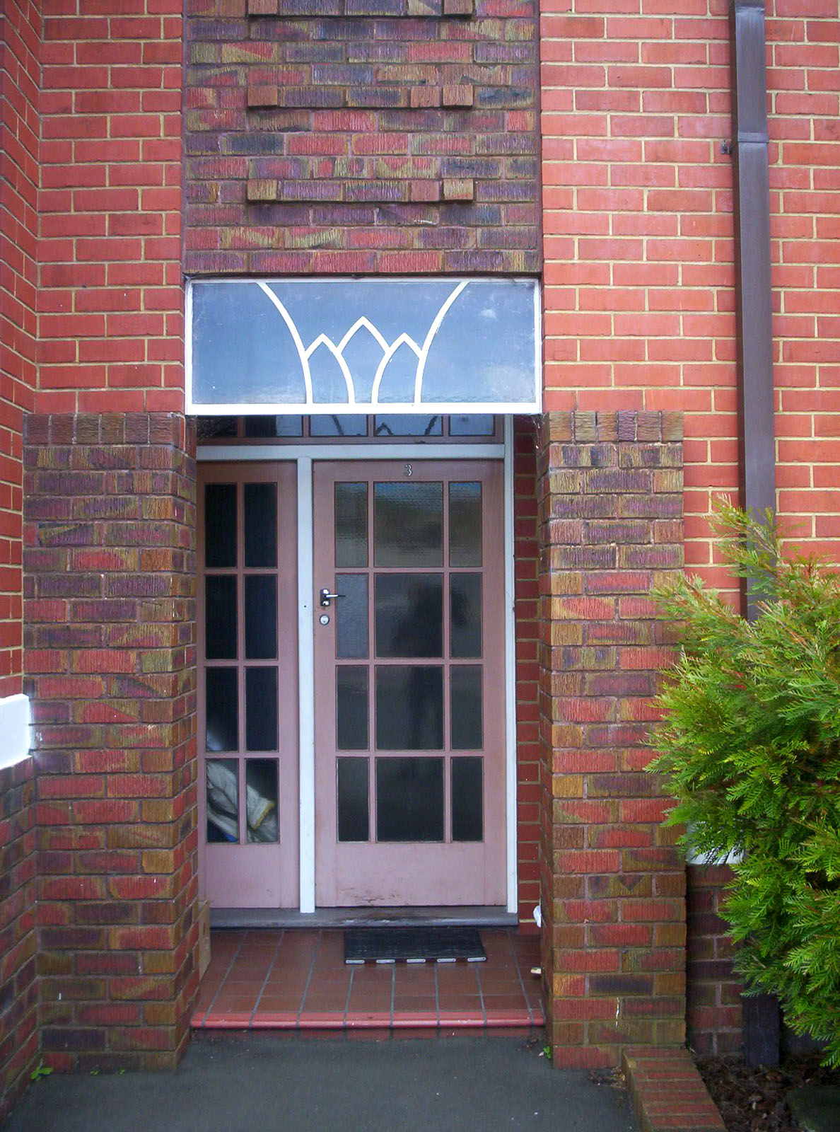 Front Door, 1950s, Brass, Brick, Bspo06, HQ Photo