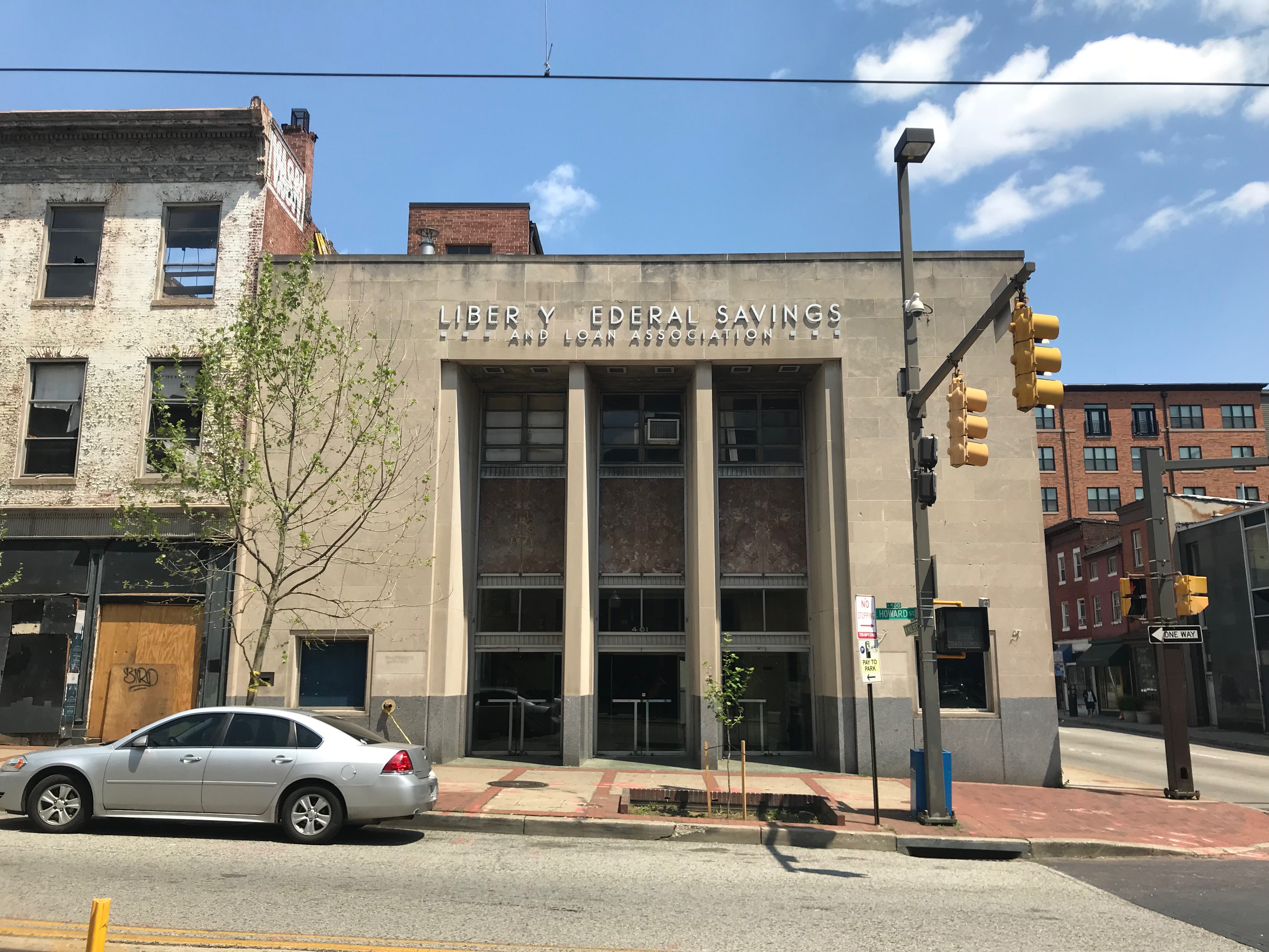 Front, liberty federal savings and loan association (1954), 401 n. howard street, baltimore, md 21201 photo