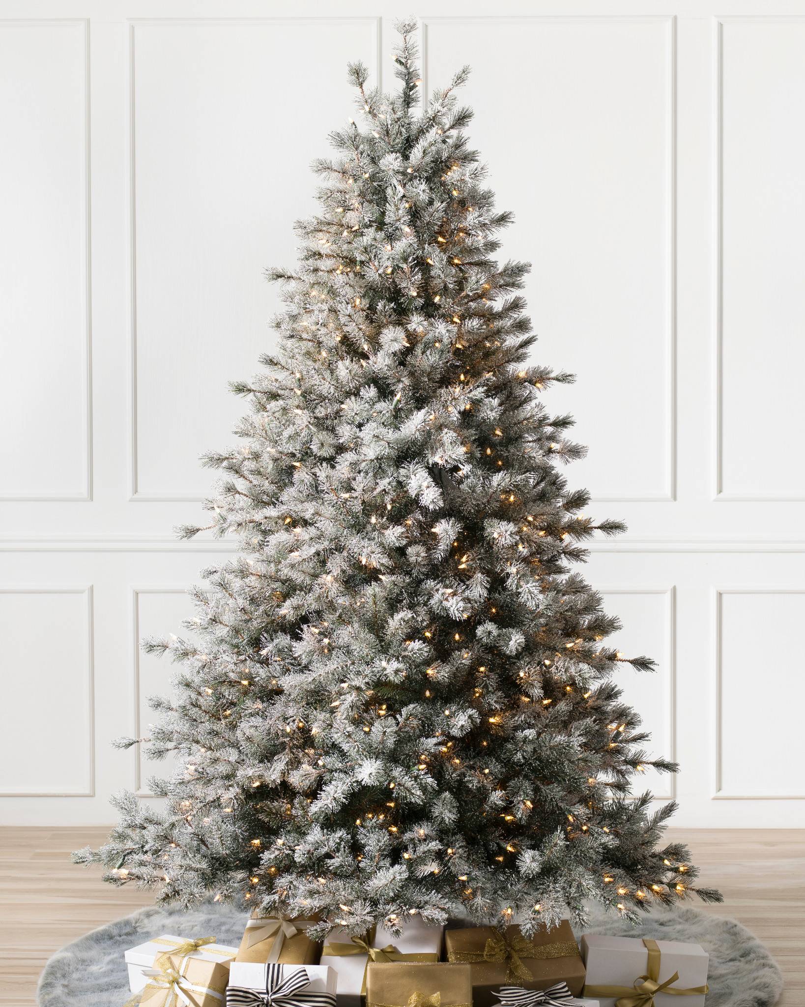 Frosted Sugar Pine Artificial Christmas Trees | Balsam Hill