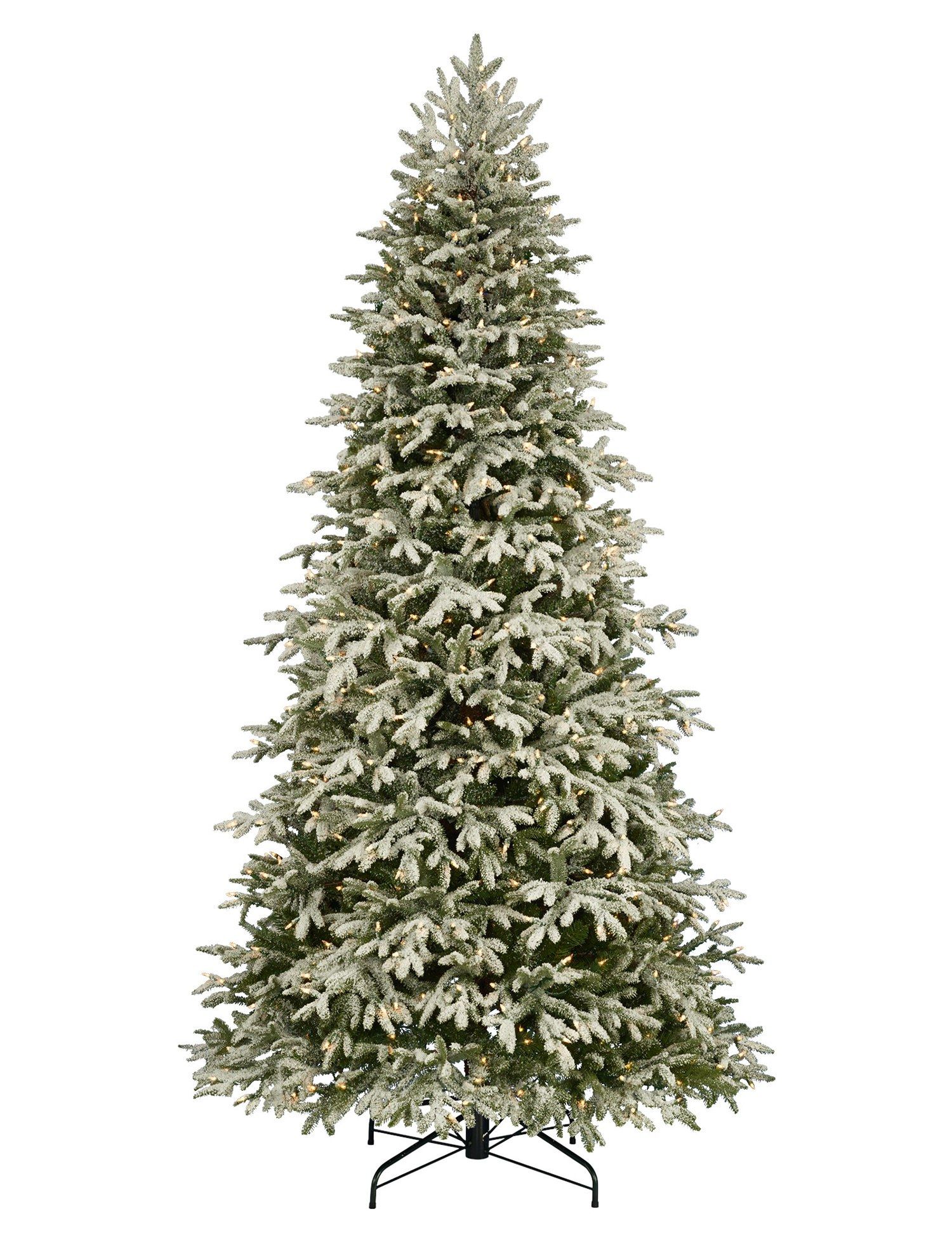 Frosted Fraser Fir Narrow Artificial Christmas Tree | Balsam Hill ...