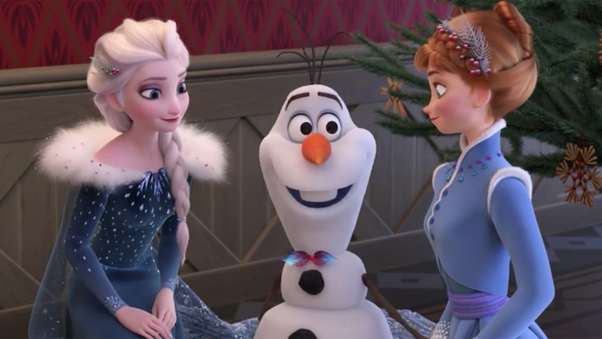 Watch Anna and Elsa Sing a New Song in 'Olaf's Frozen Adventure ...