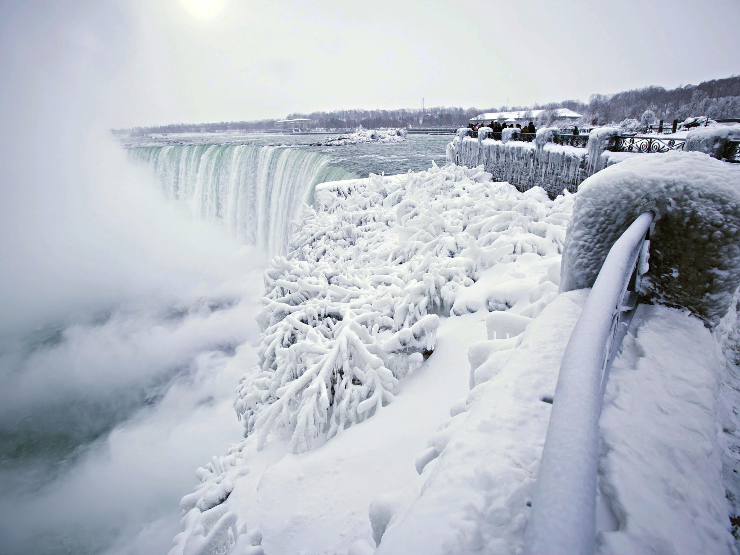 Frozen beauty of Niagara Falls: What it's like up close | The ...
