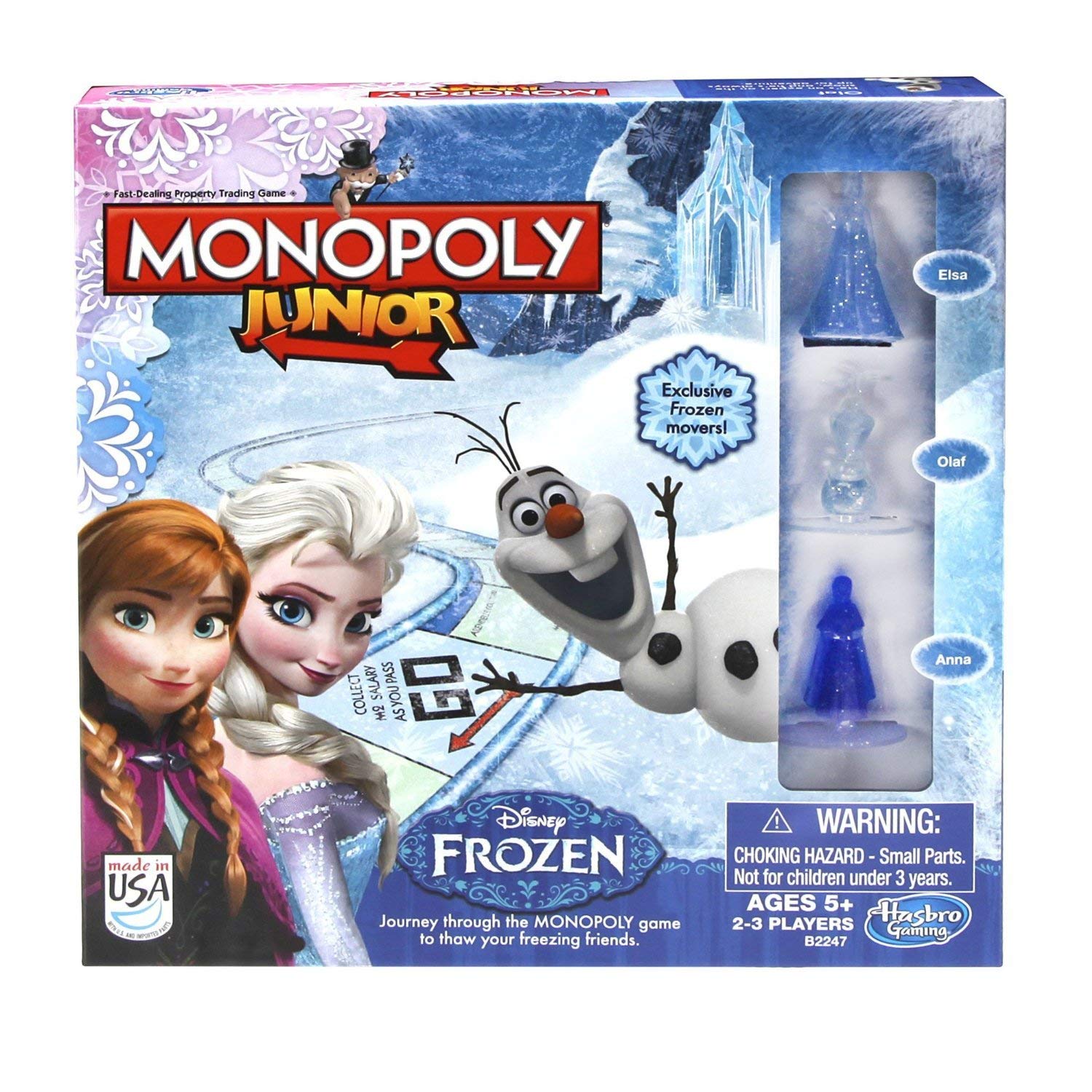 Disney Frozen Monopoly Frozen Edition Board Game: Disney Frozen ...