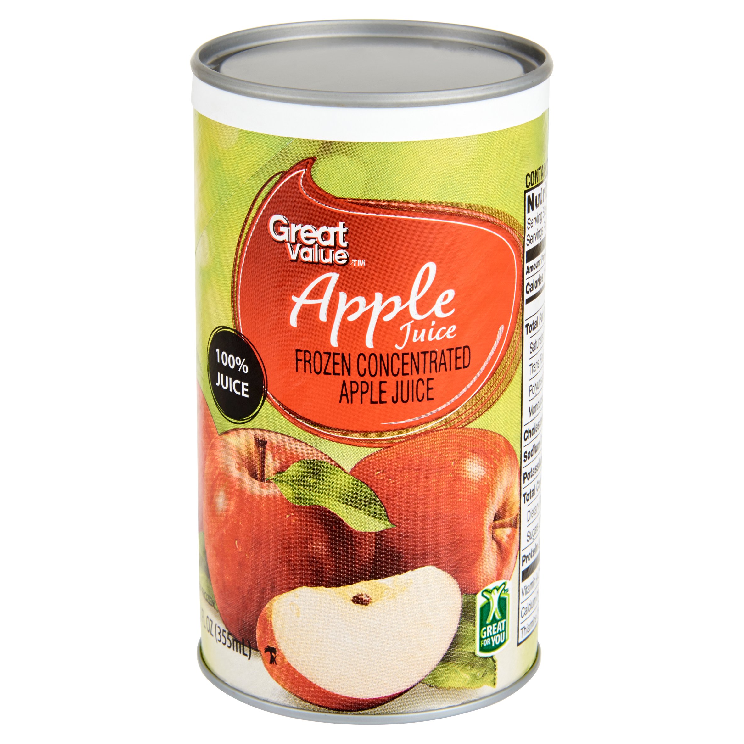 Great Value Apple Juice, 12 fl oz - Walmart.com