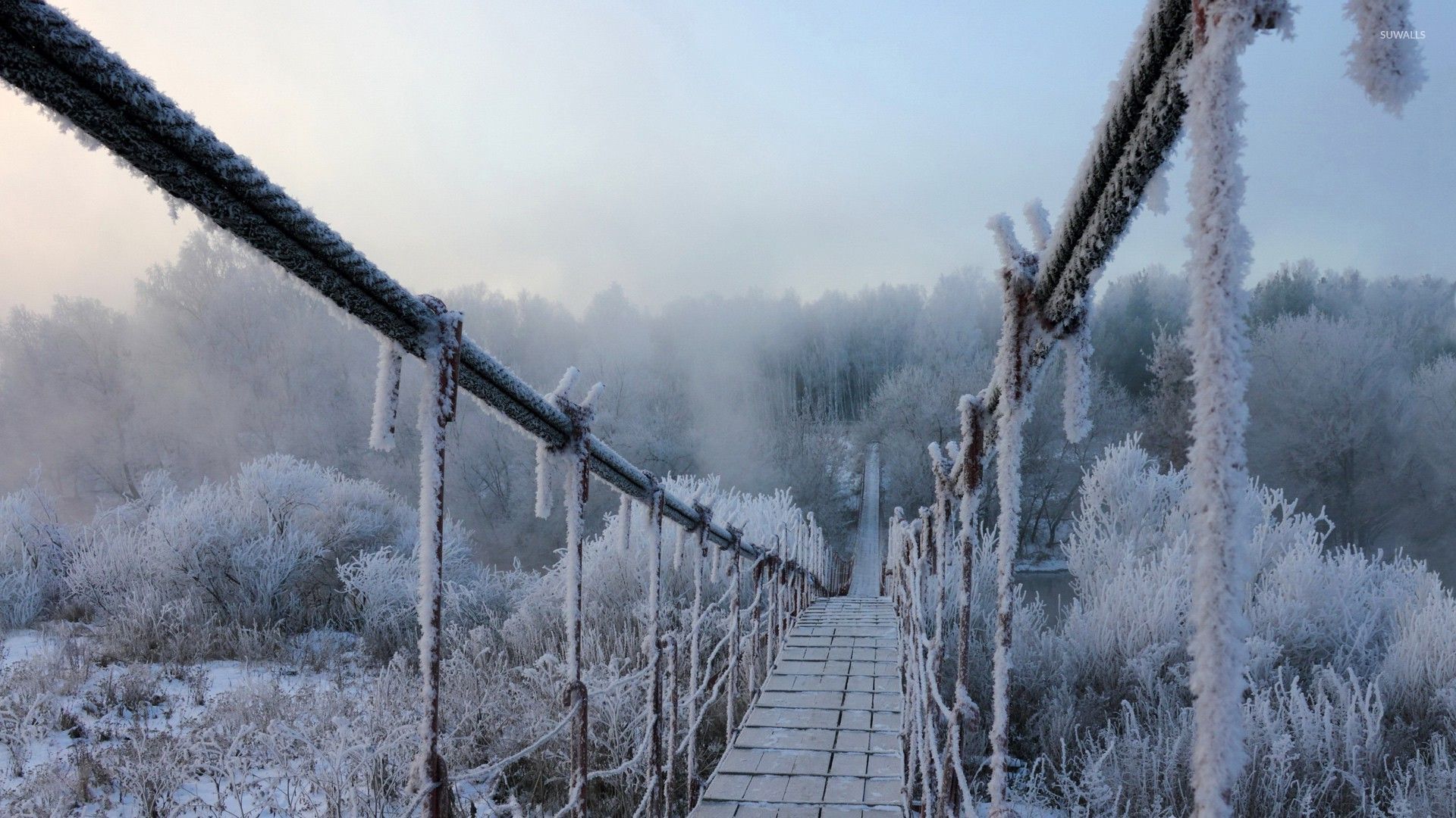 Frozen bridge photo