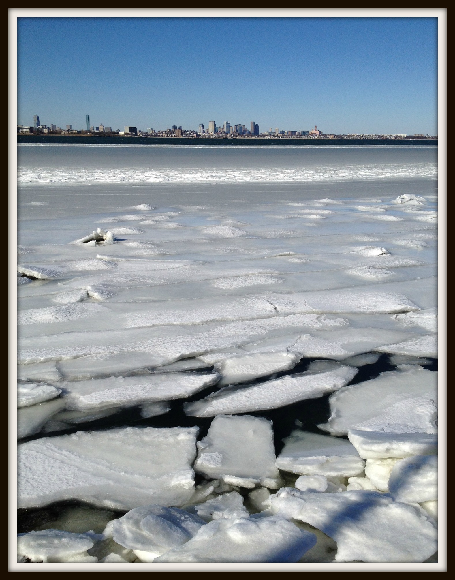 Boston Harbor picture of the week: Frozen Harbor - Boston Harbor ...