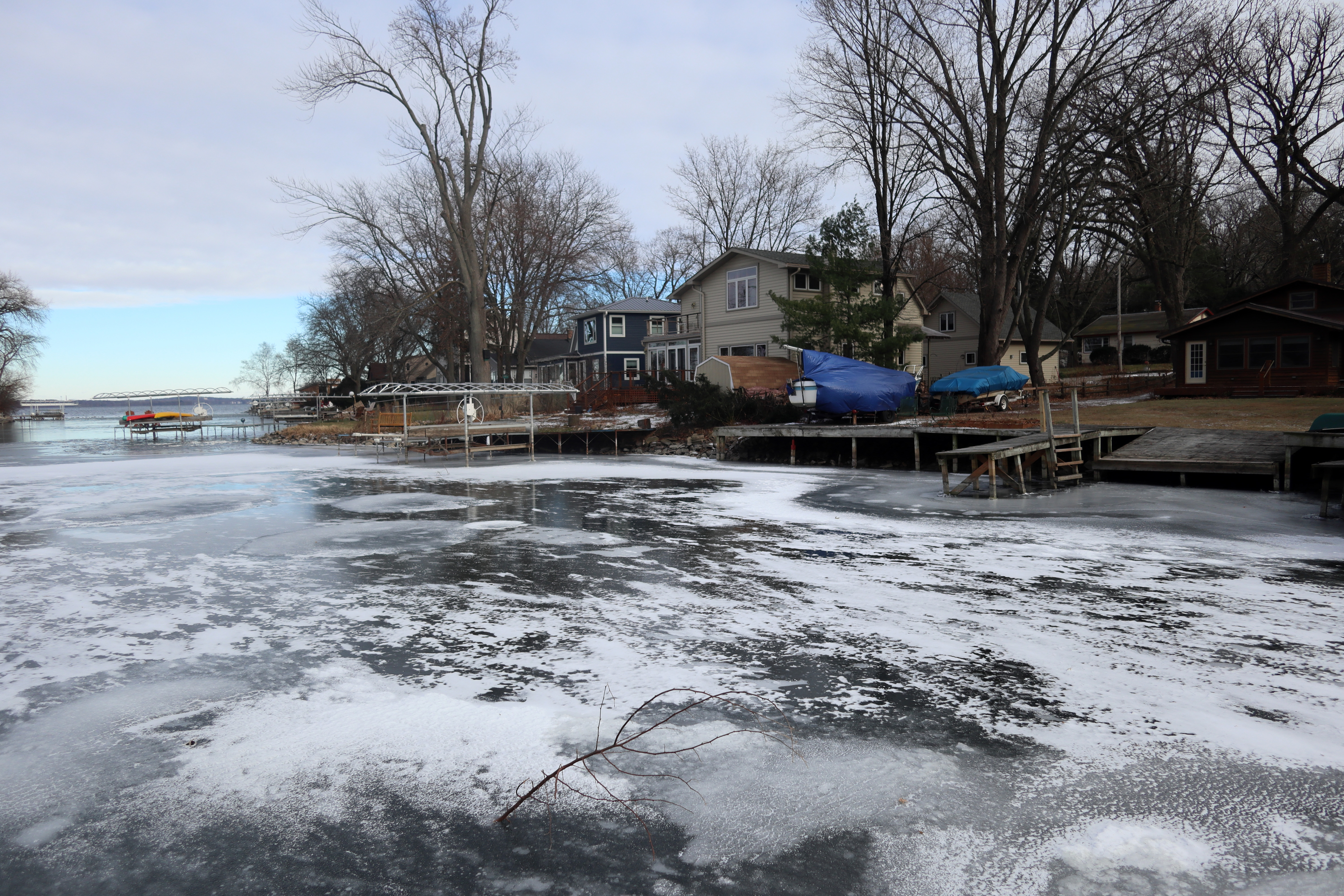 Frozen Harbor and ice in Madison, Wisconsin image - Free stock photo ...