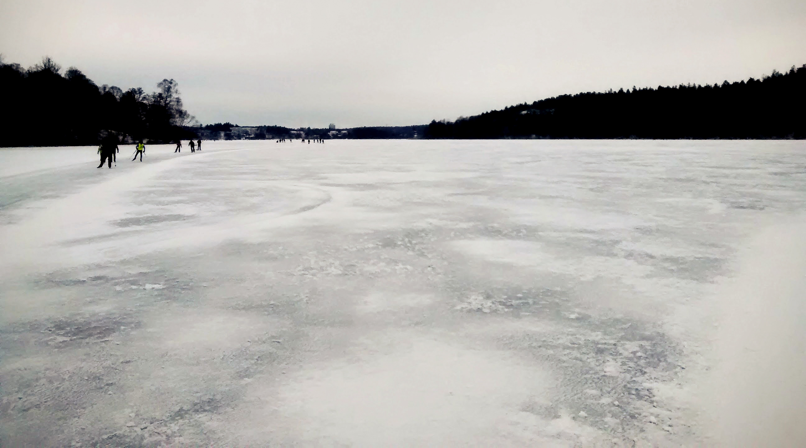 Ice skating on a frozen lake in Stockholm | Study in Sweden: the ...