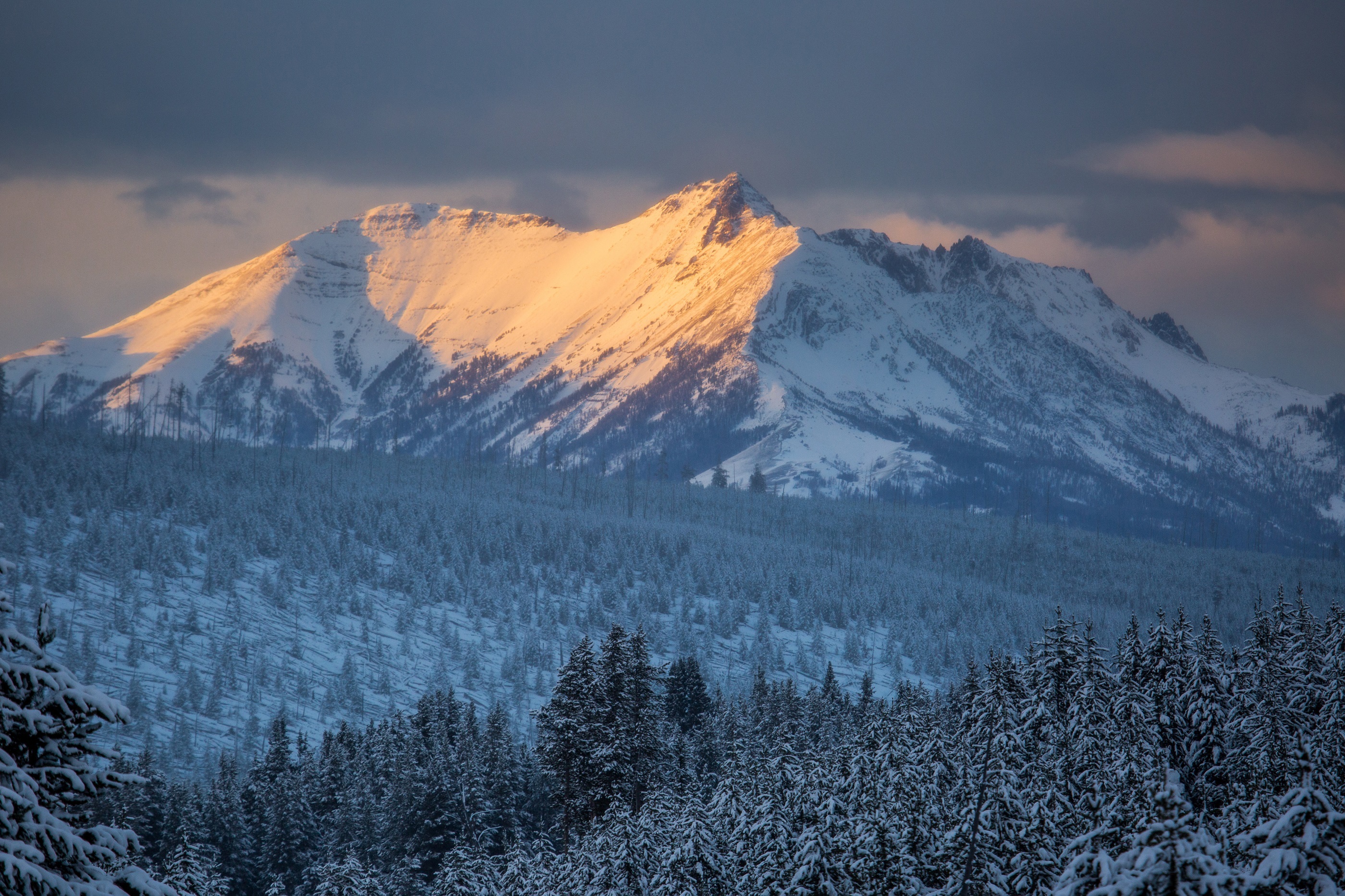 Frozen mountain photo