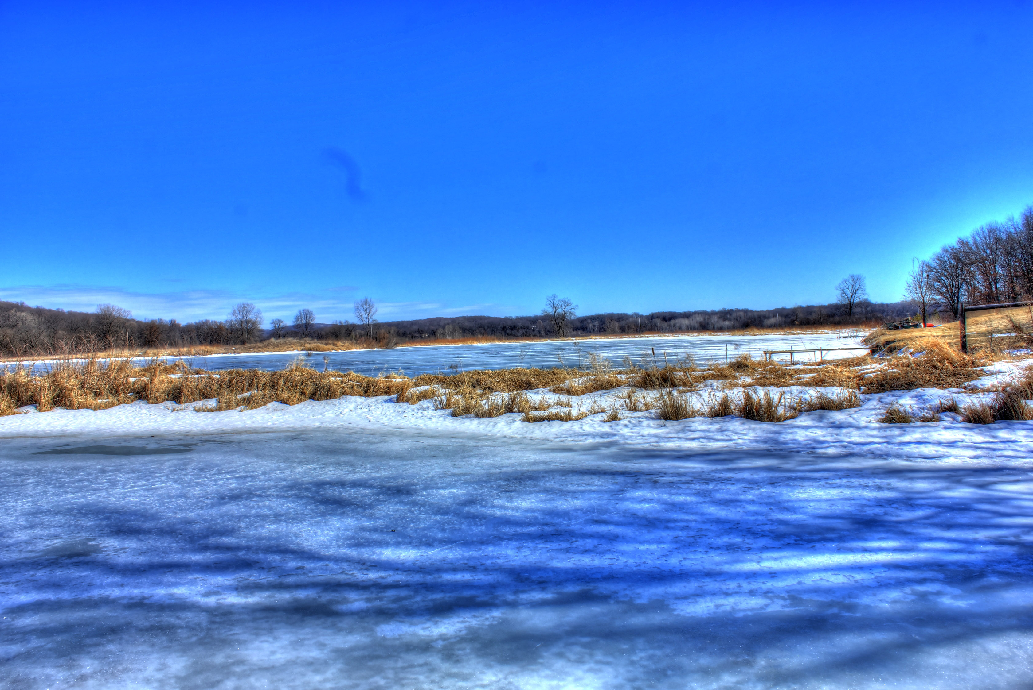 Frozen Pond on the Ice Age Trail, Wisconsin image - Free stock photo ...
