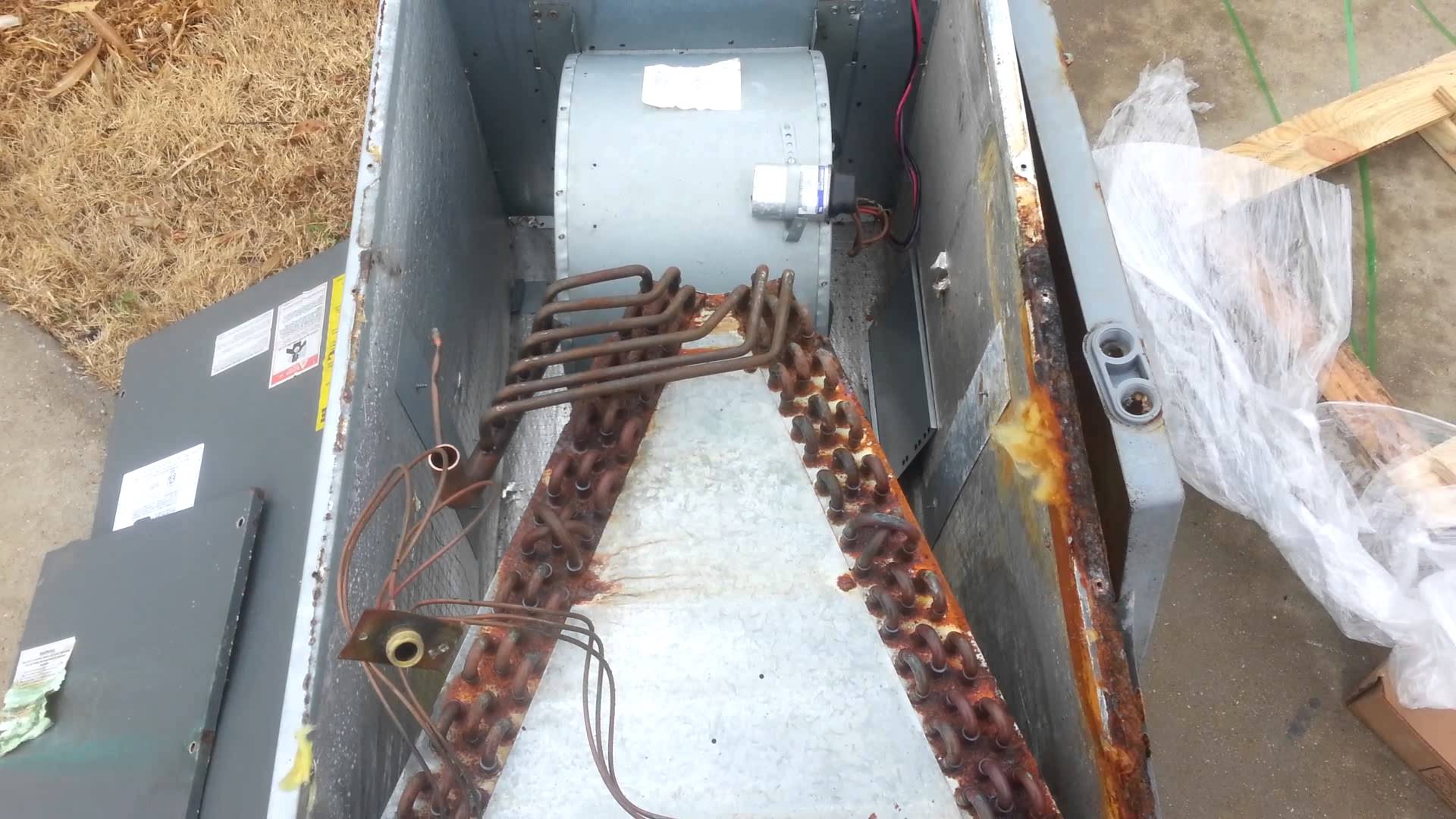 Rusted Evaporator Coil - YouTube