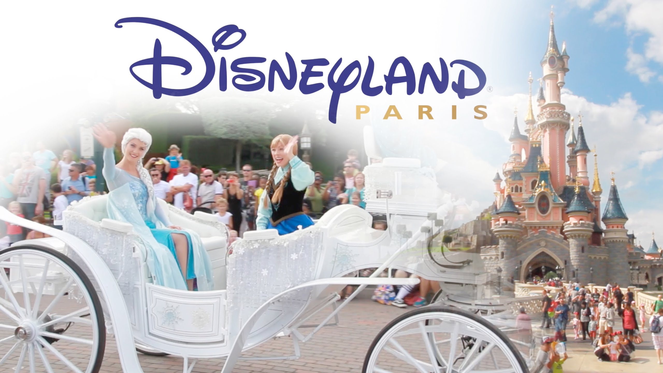 Disneyland Paris Frozen Summer Fun 2015 with Anna & Elsa! - YouTube