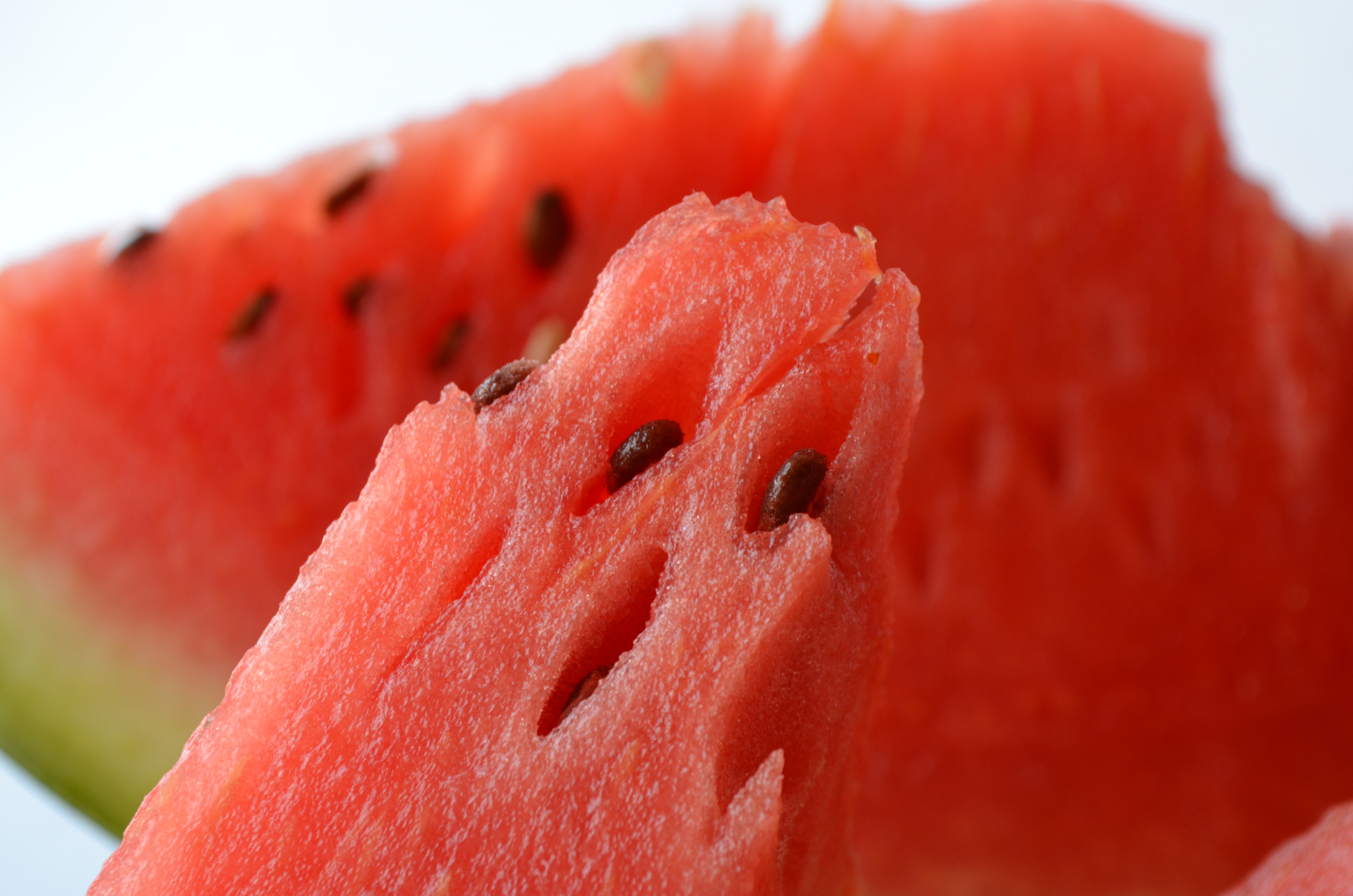 Watermelon Slice Red Closeup : Public Domain Pictures