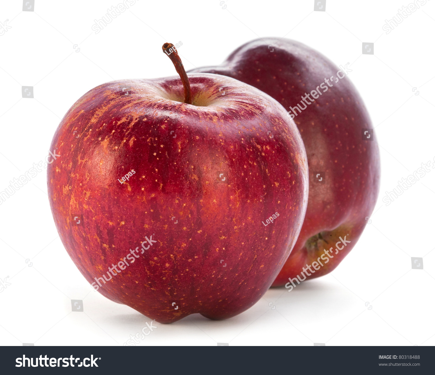Ripe Apple Fruit Closeup Isolated On Stock Photo 80318488 - Shutterstock