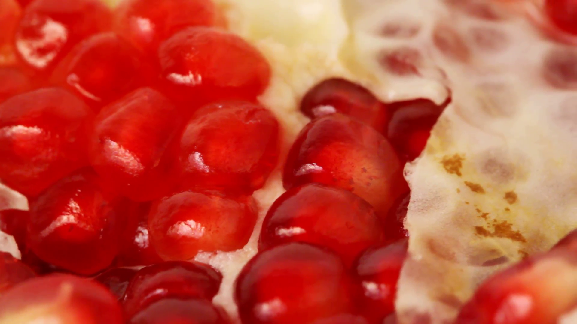 Close-up of a red passion fruit cut out. Stock Video Footage ...