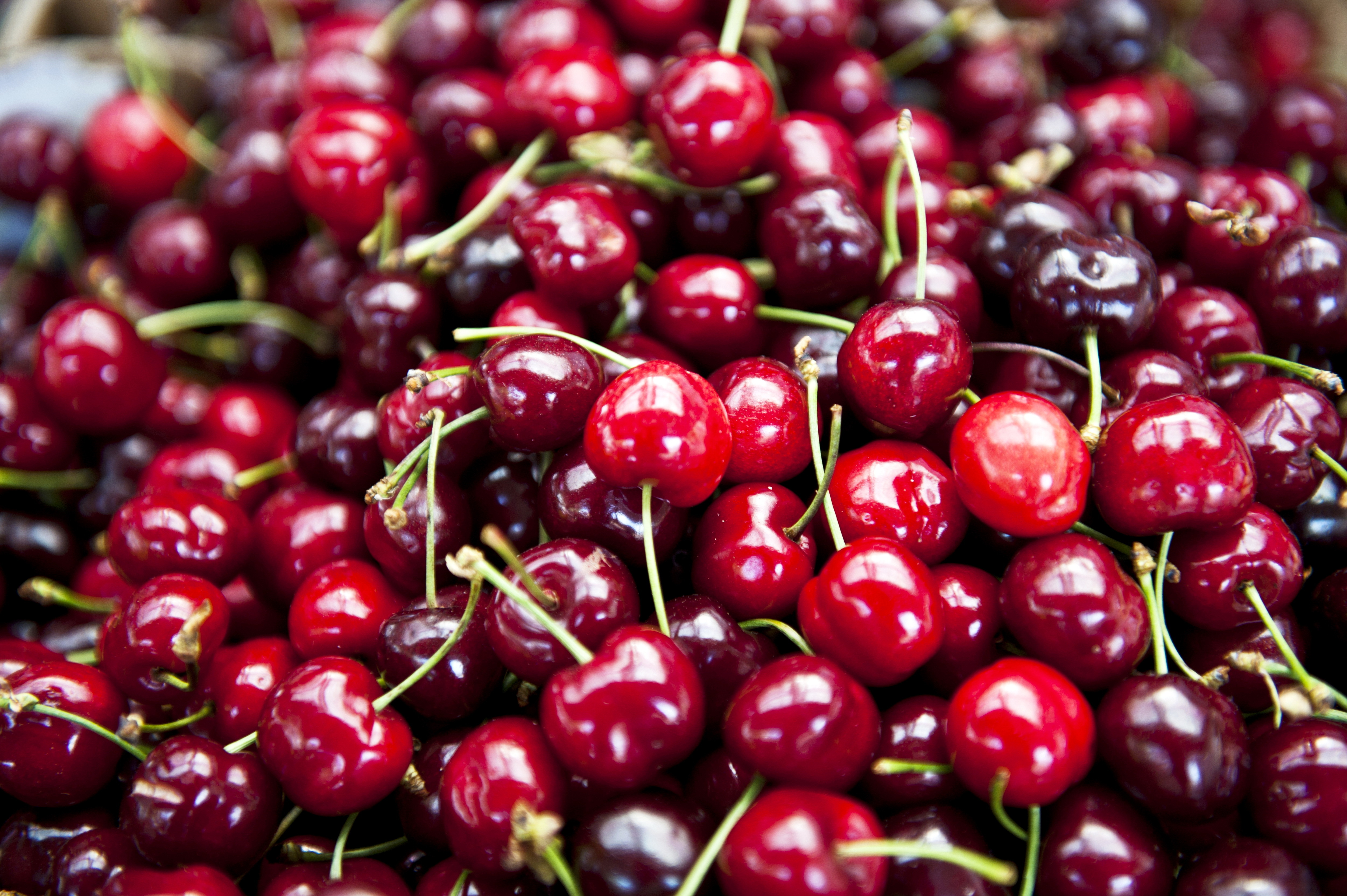 Image Red Wine color Cherry Food Fruit Closeup 5005x3330