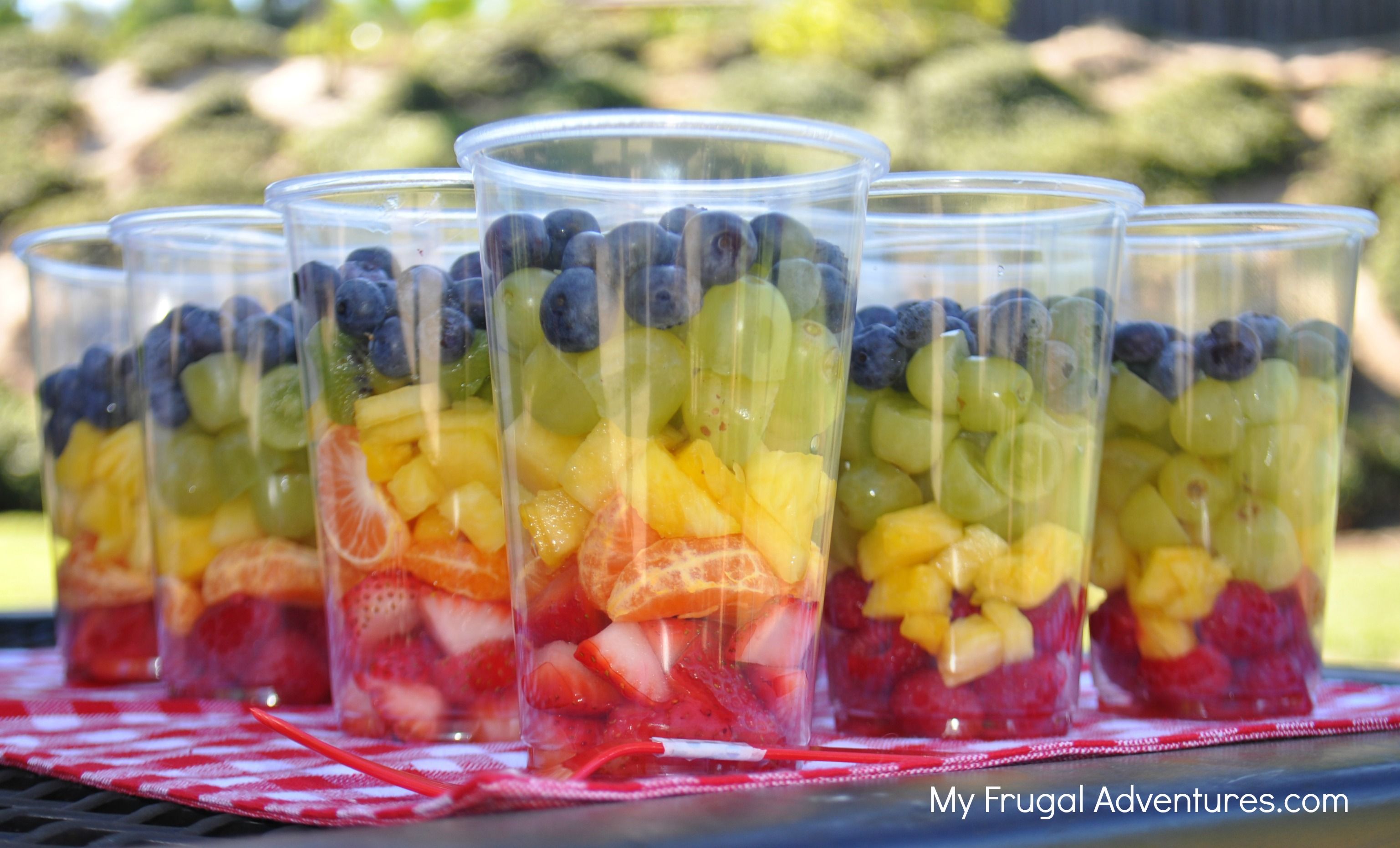 Rainbow Fruit Cups {Healthy Snack for Children | Preschool class ...