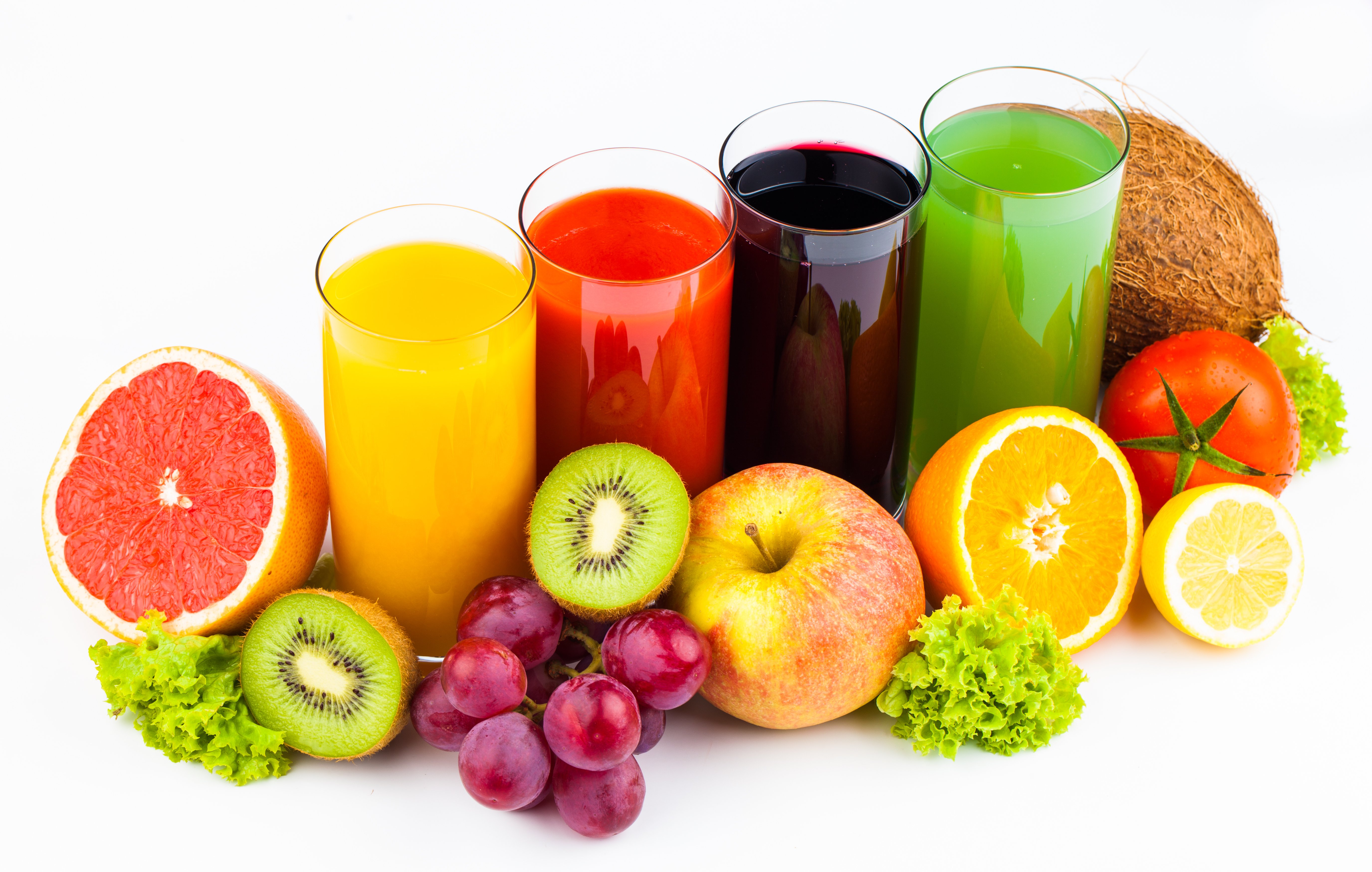 Drinks-Juice-Orange-Fruit-Kiwi-Apples-Grapes-Highball-Glass ...