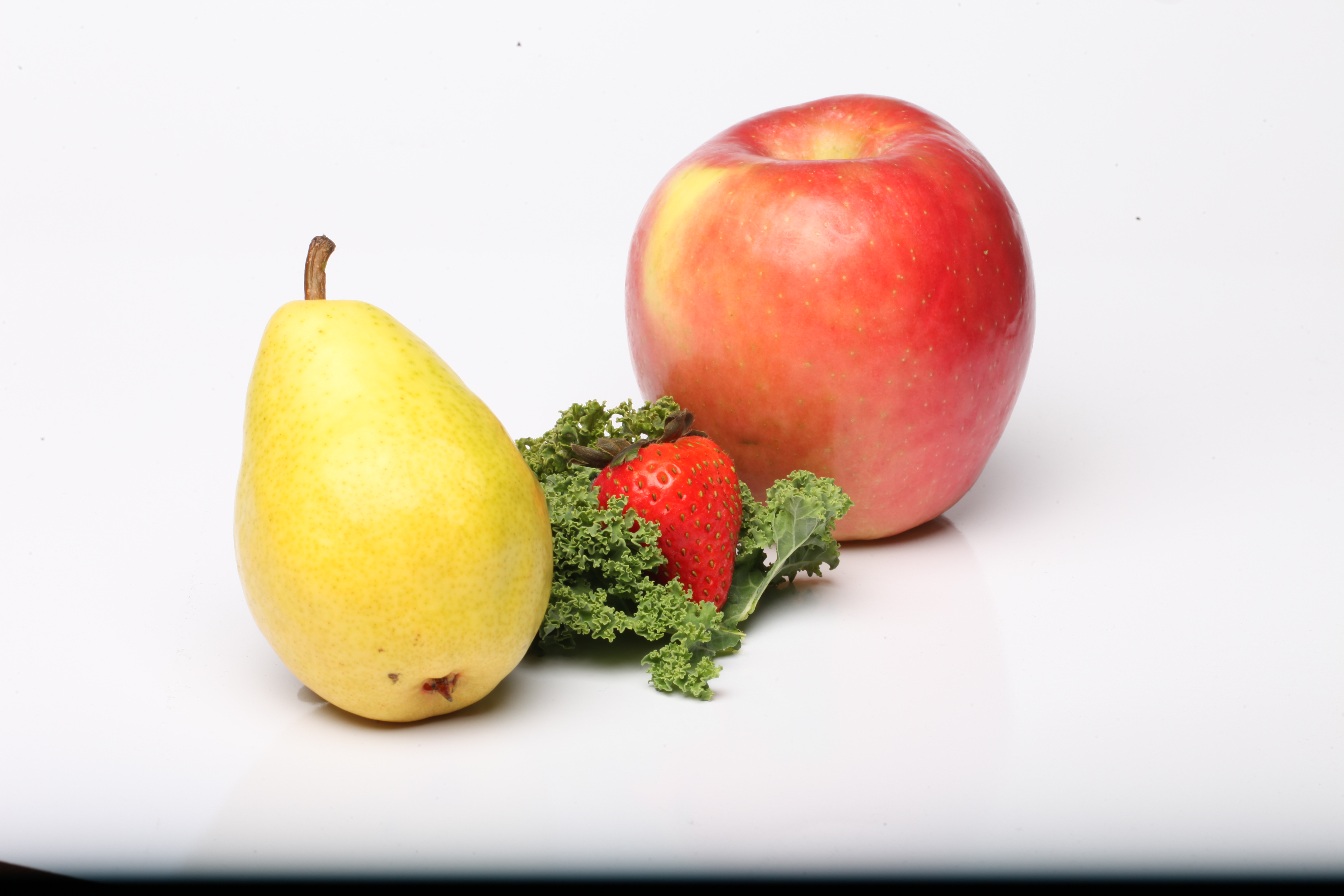 Fruit isolated on white photo