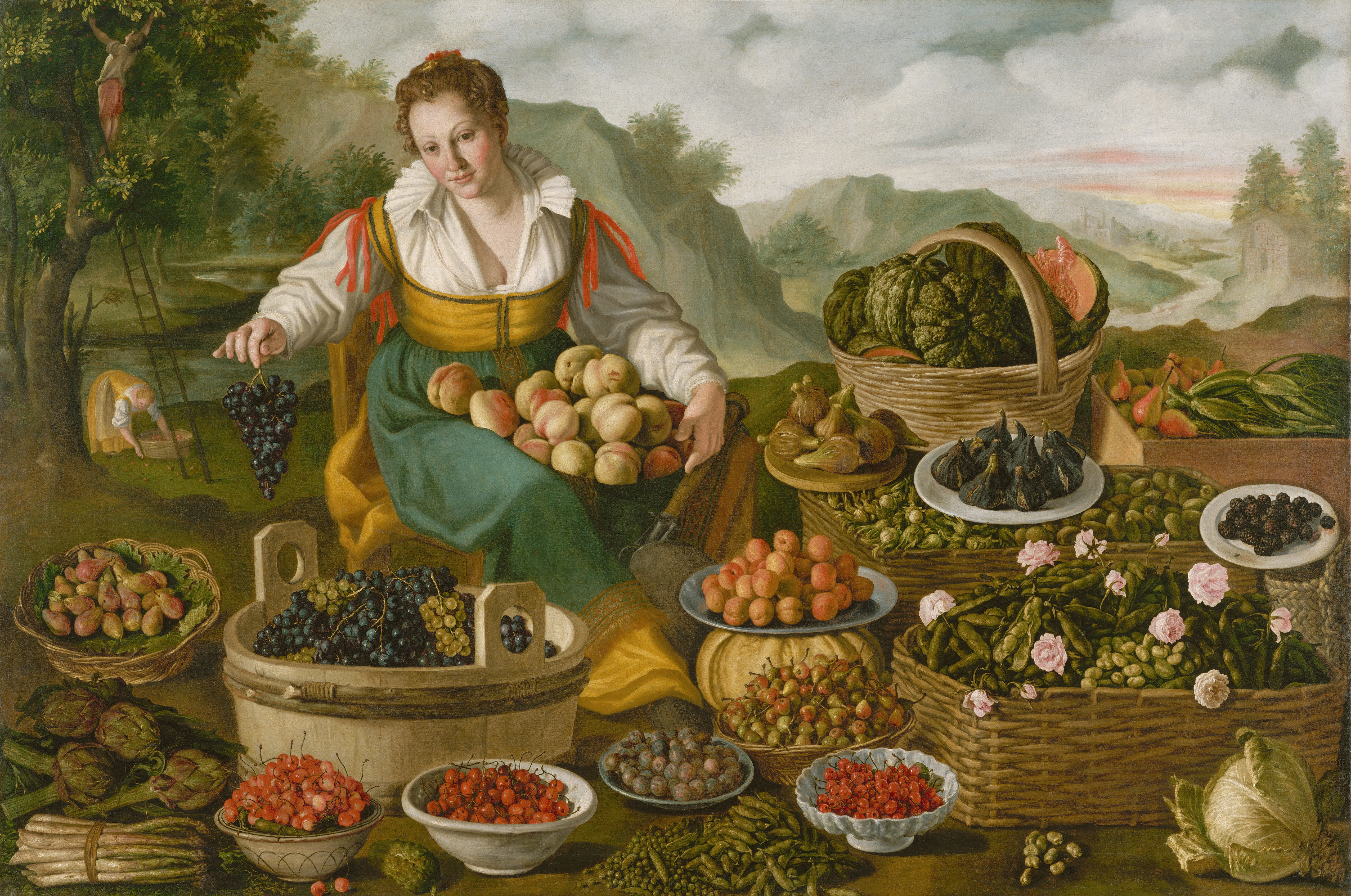 The Fruit Seller, by Vincenzo Campi (1580) - Refashioning the ...