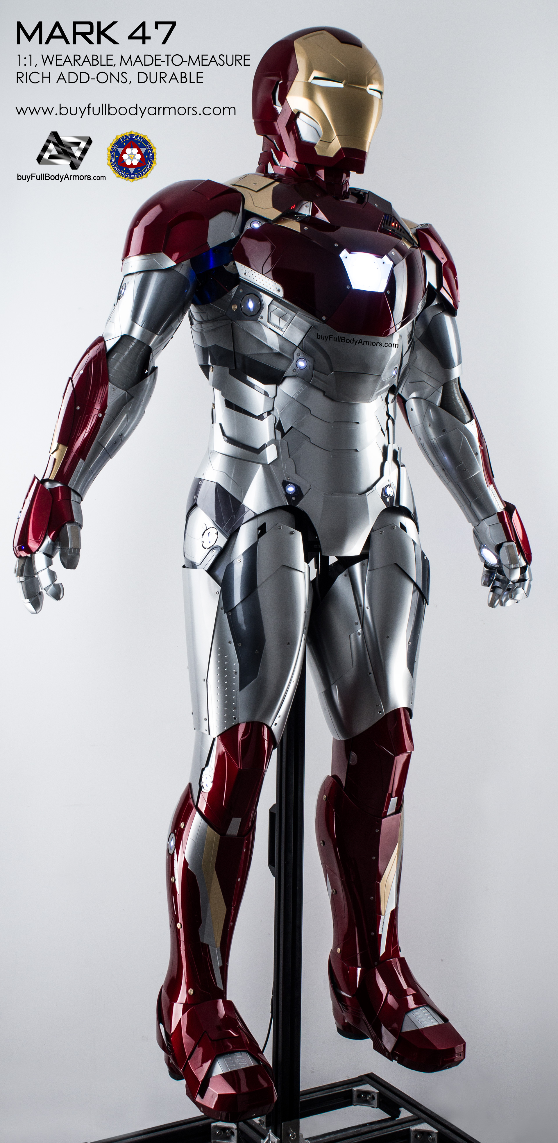 WEARABLE IRON MAN MARK 47 XLVII ARMOR COSTUME – the most anticipated ...