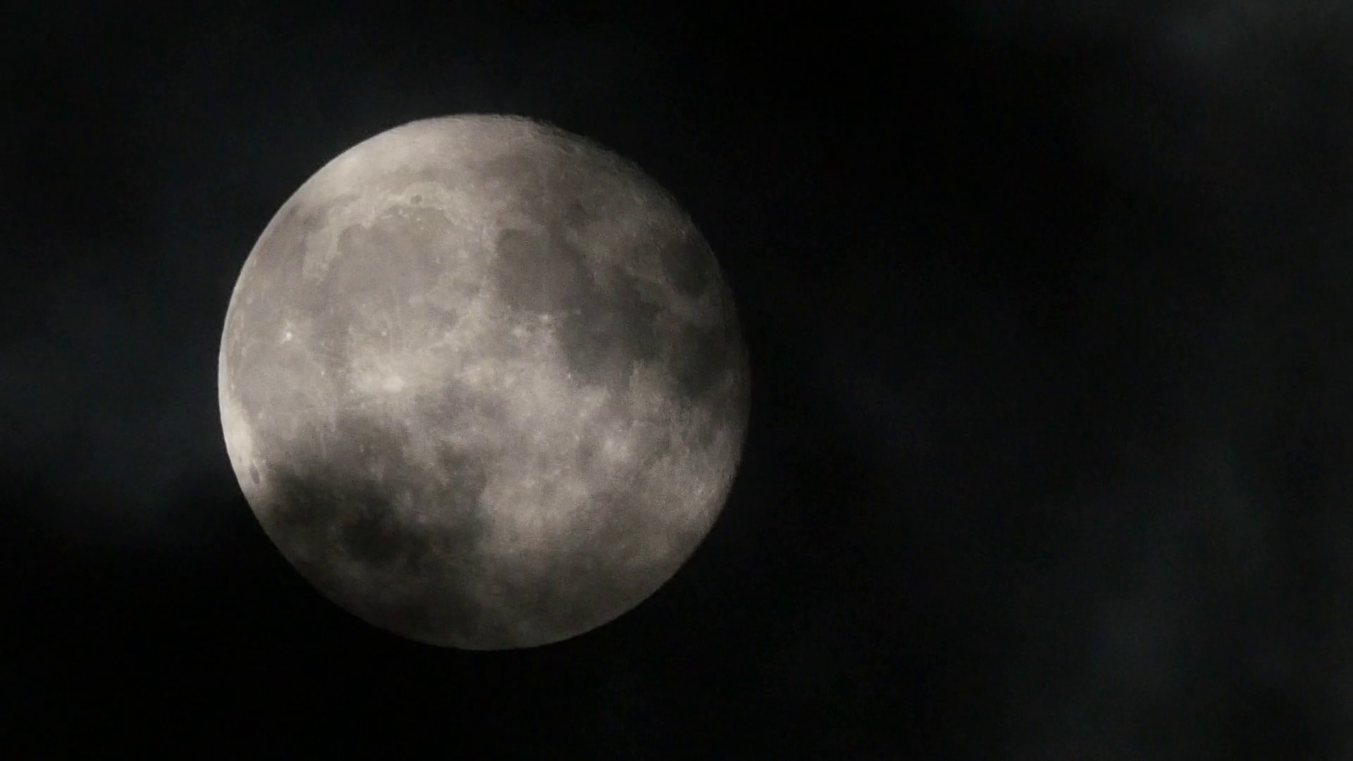 Real full moon and cloud creepy no CG Stock Video Footage - Videoblocks