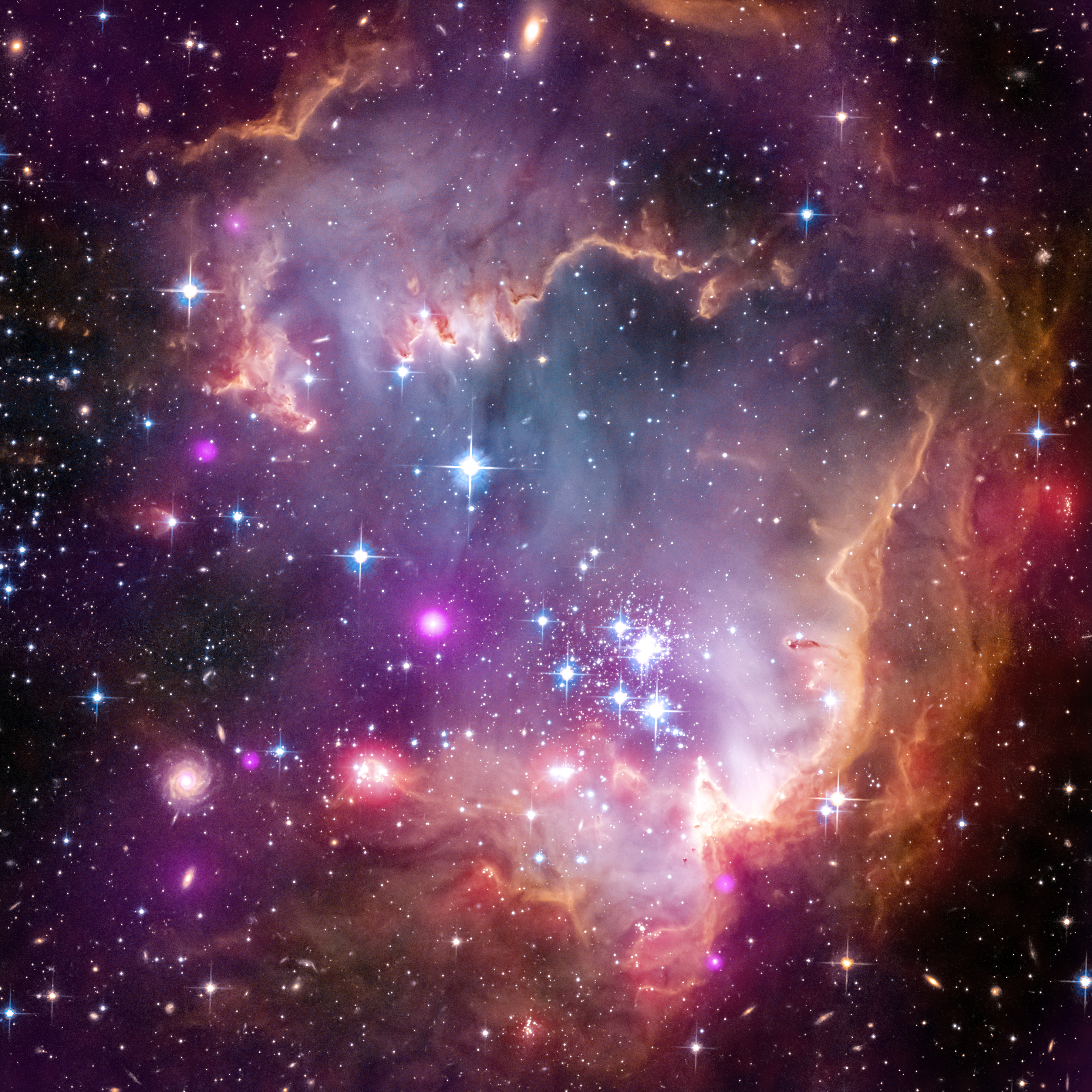 Star birth: Stars forming in a nearby galaxy show we're more alike ...