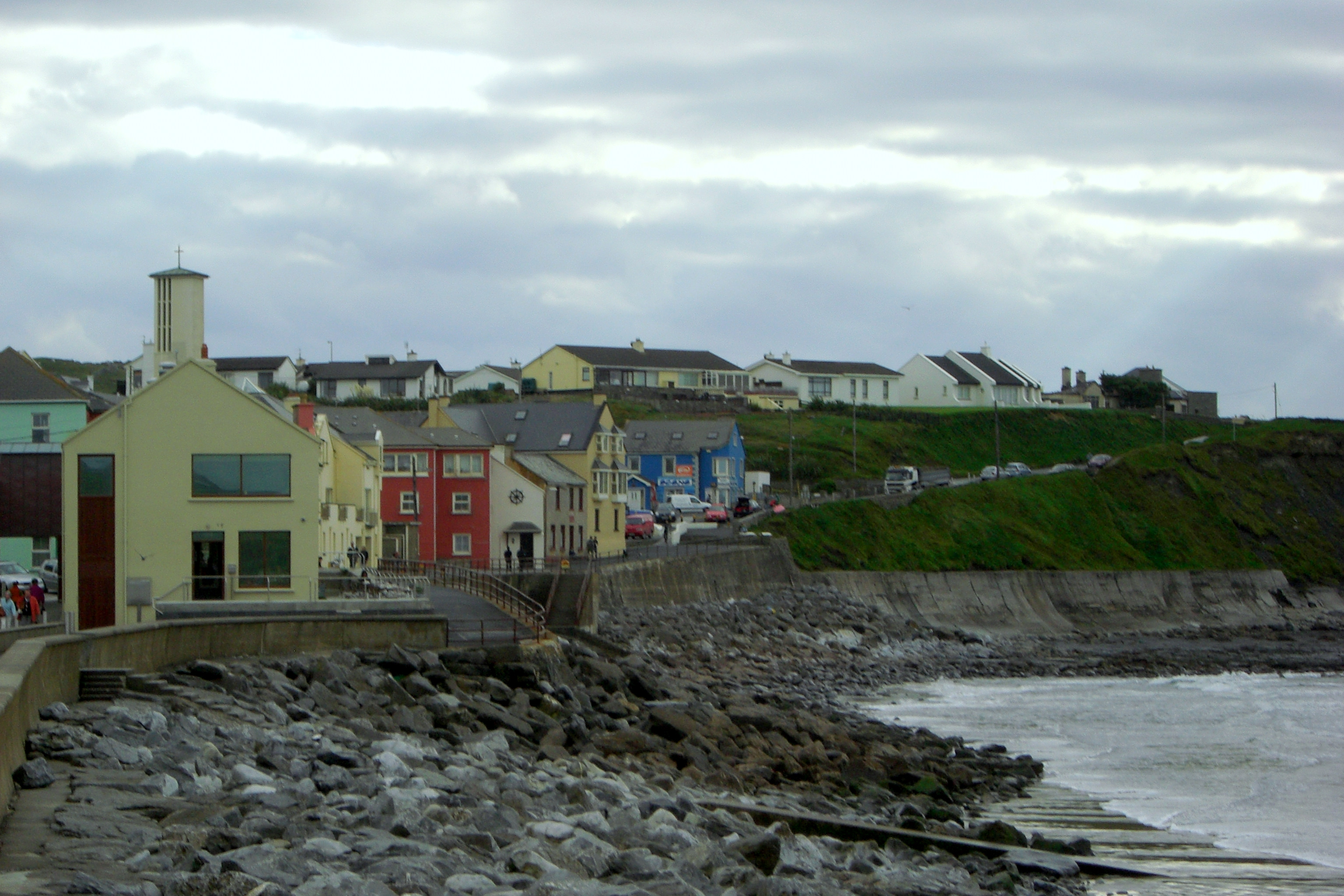 Galway Bay - Ireland, Bay, Buildings, Galway, Houses, HQ Photo